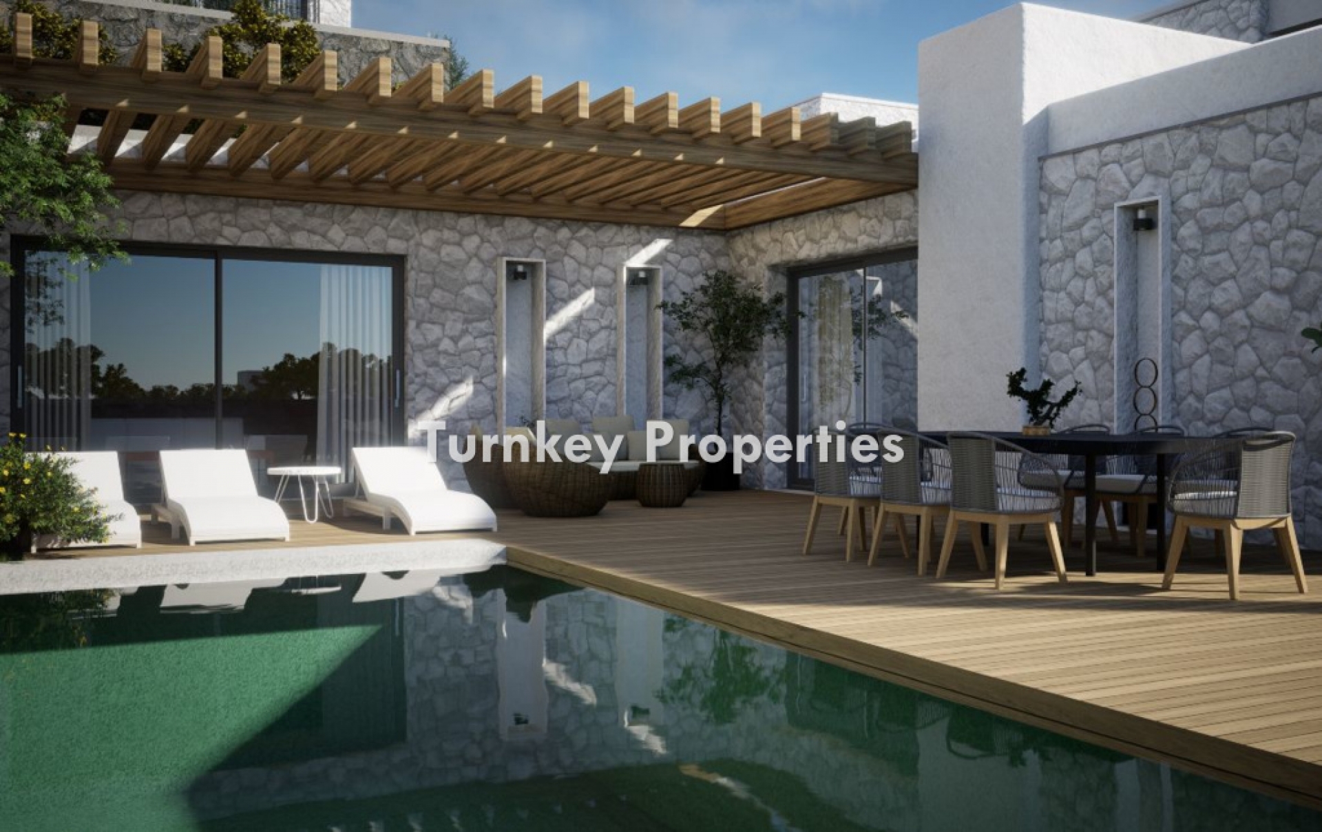 Satılık Villa, Yepyeni Havuzlu Villalar, Vatandaşlık Uygun