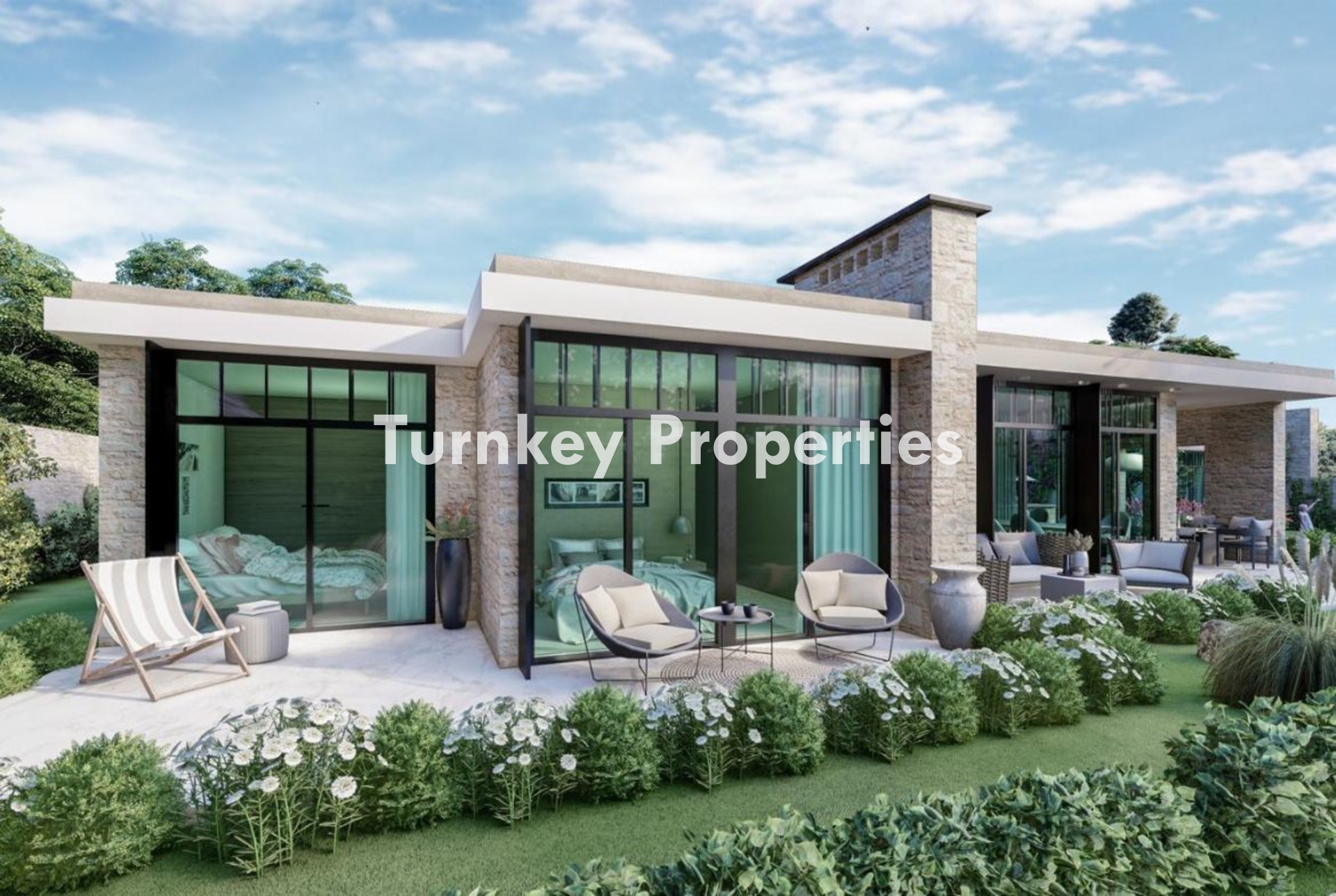 Bodrum, Yalıkavak Geris’te Özel Havuzlu Satılık 4+1 Villa Bahçeli