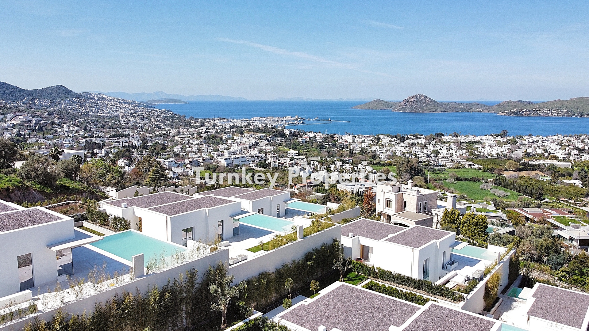 Yalıkavak Satılık Villa Deniz Manzaralı Özel Havuzlu Akıllı Sistem