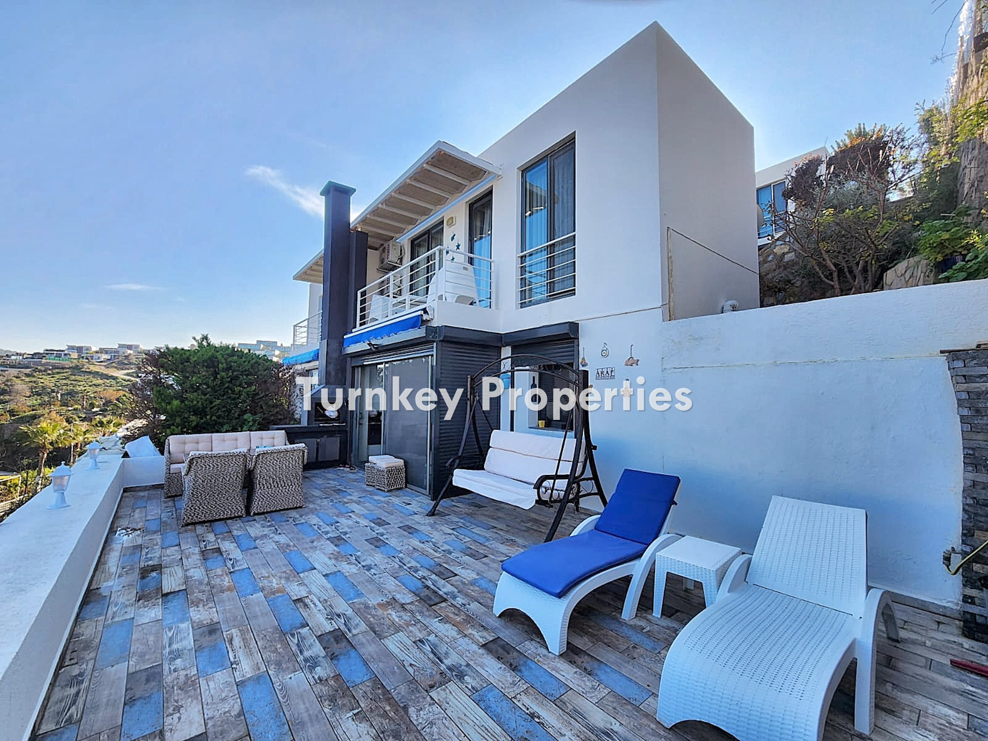 Yalıkavak Satılık Villa Modern Deniz Manzaralı Site İçinde
