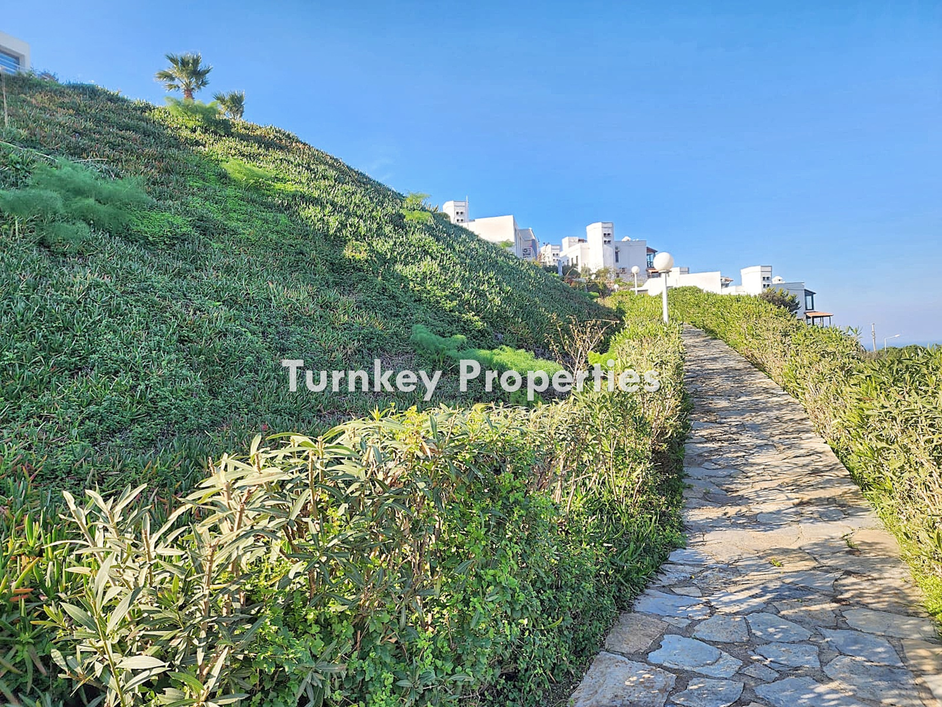 Yalıkavak'ta Satılık İkiz Villa Deniz Manzaralı 24 Saat Güvenlik