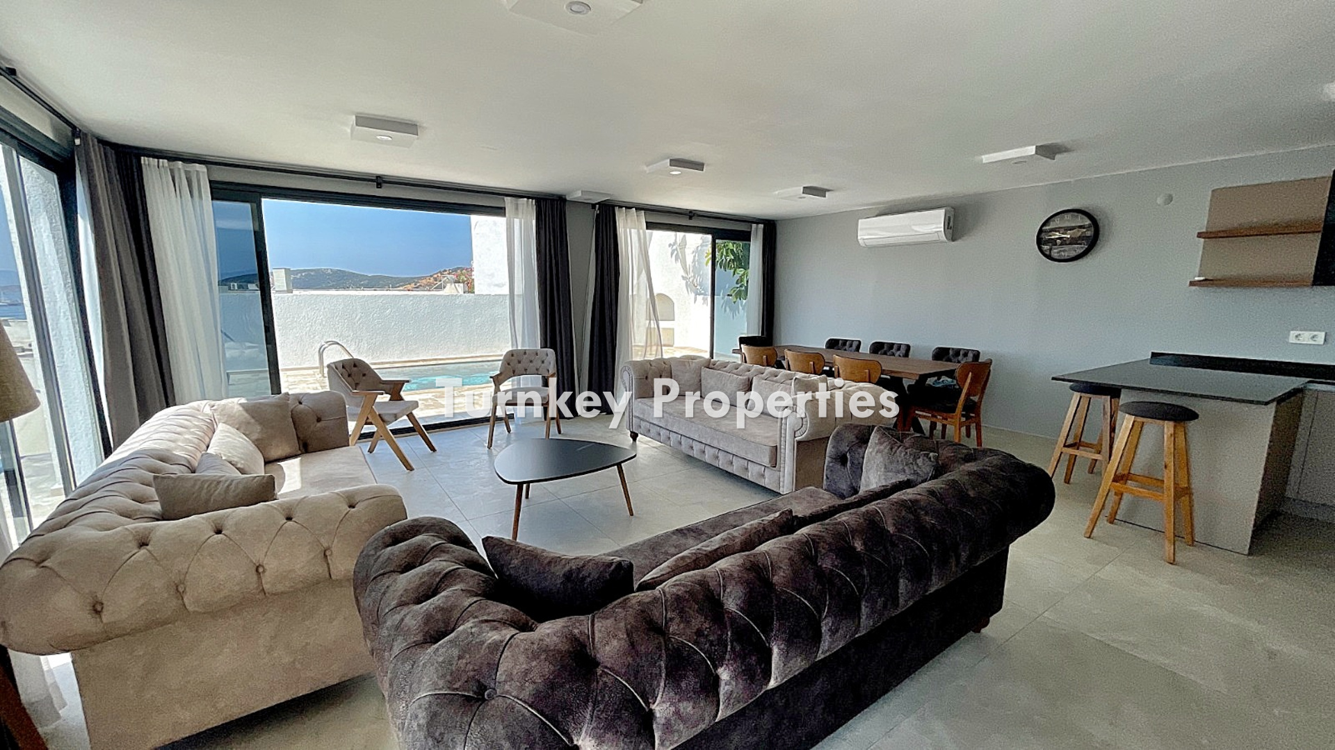 Gümbet Satılık Deniz Manzaralı Özel Havuzlu Denize Yakın Daire