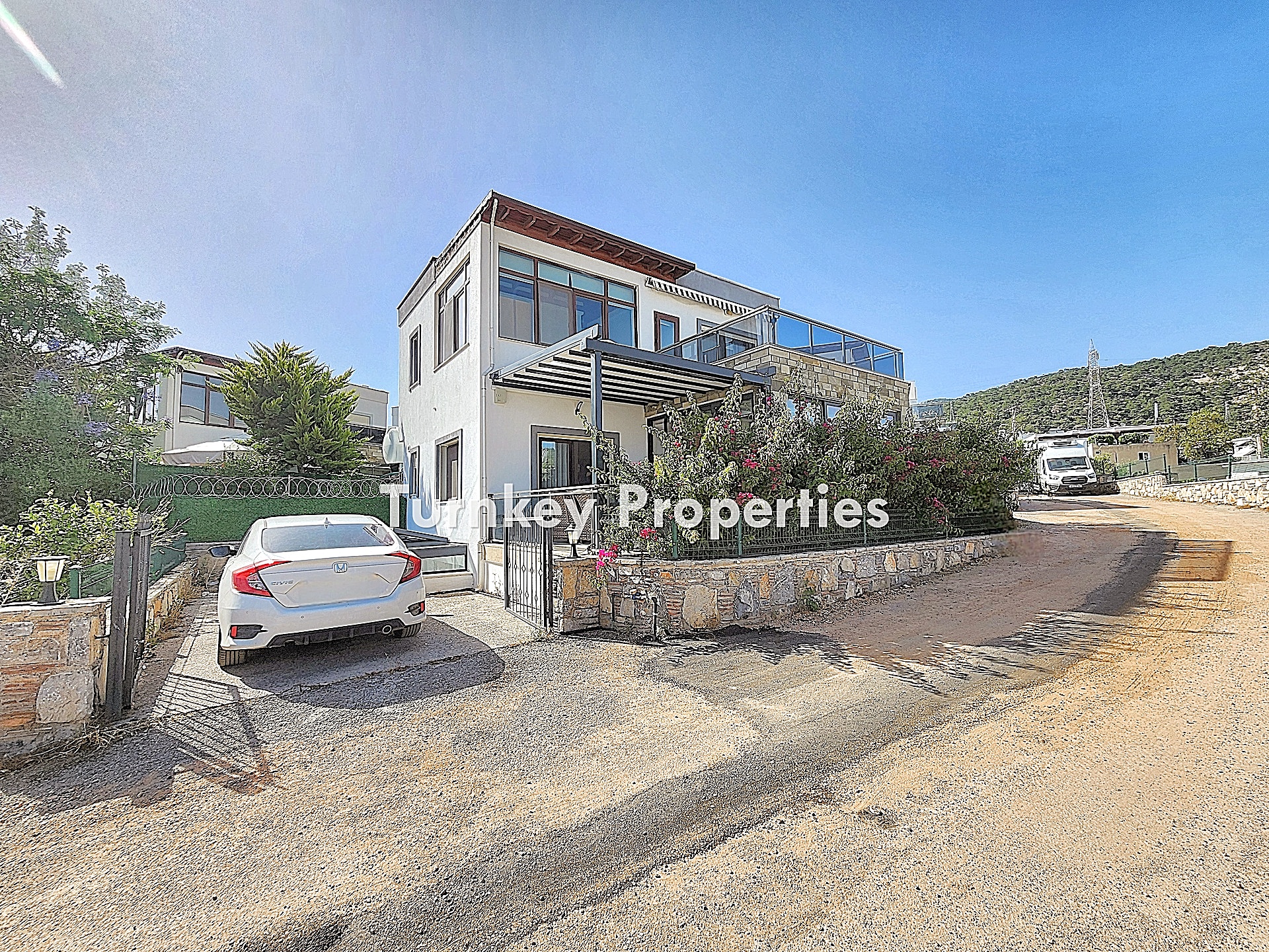 Konacık Bodrum Satılık Müstakil Ev Deniz Manzaralı Bahçeli