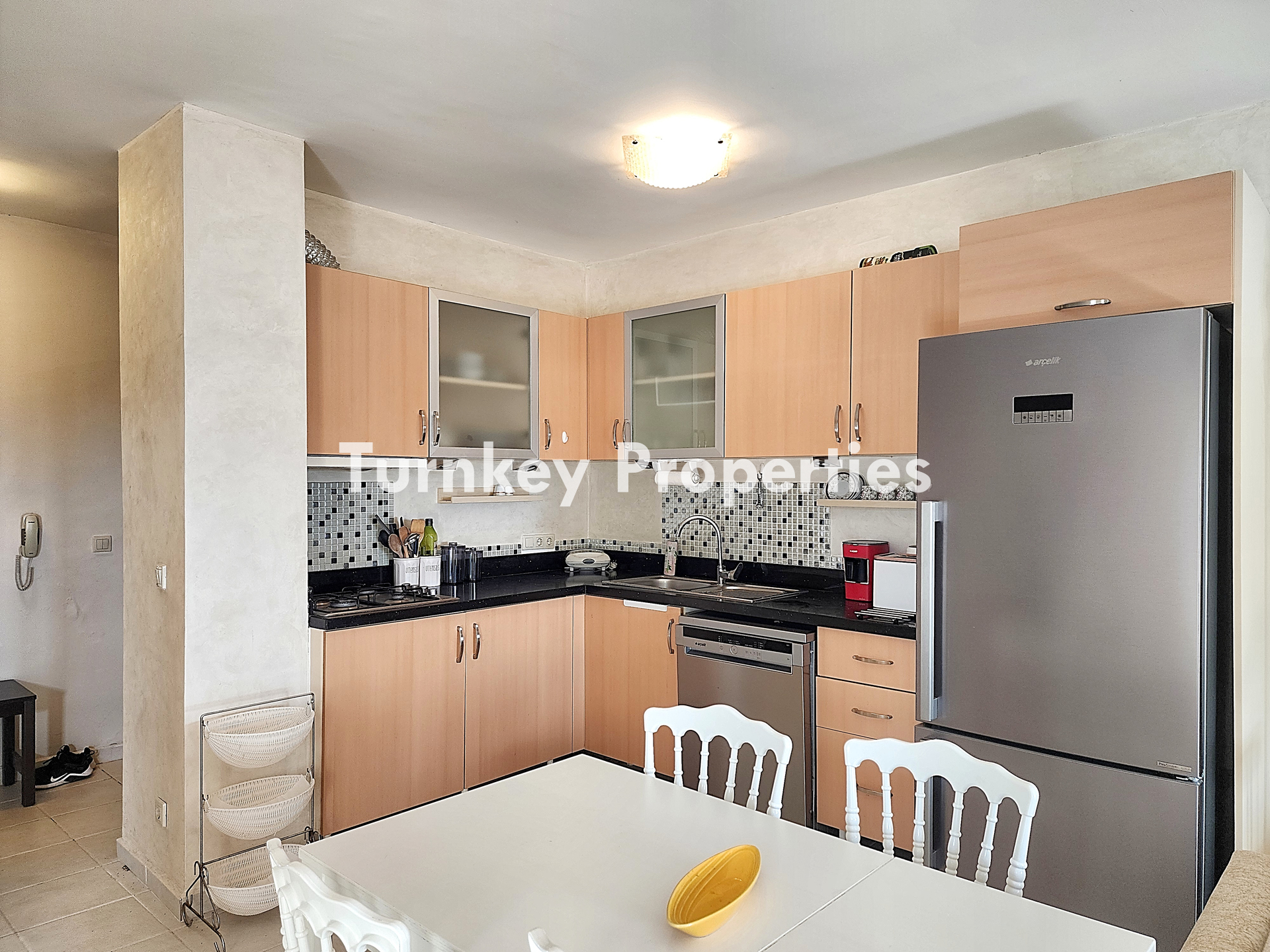 Bitez Lavanta Sitesi Kiralık Daire | Deniz Manzaralı Bahçe Katı ve Eşyalı