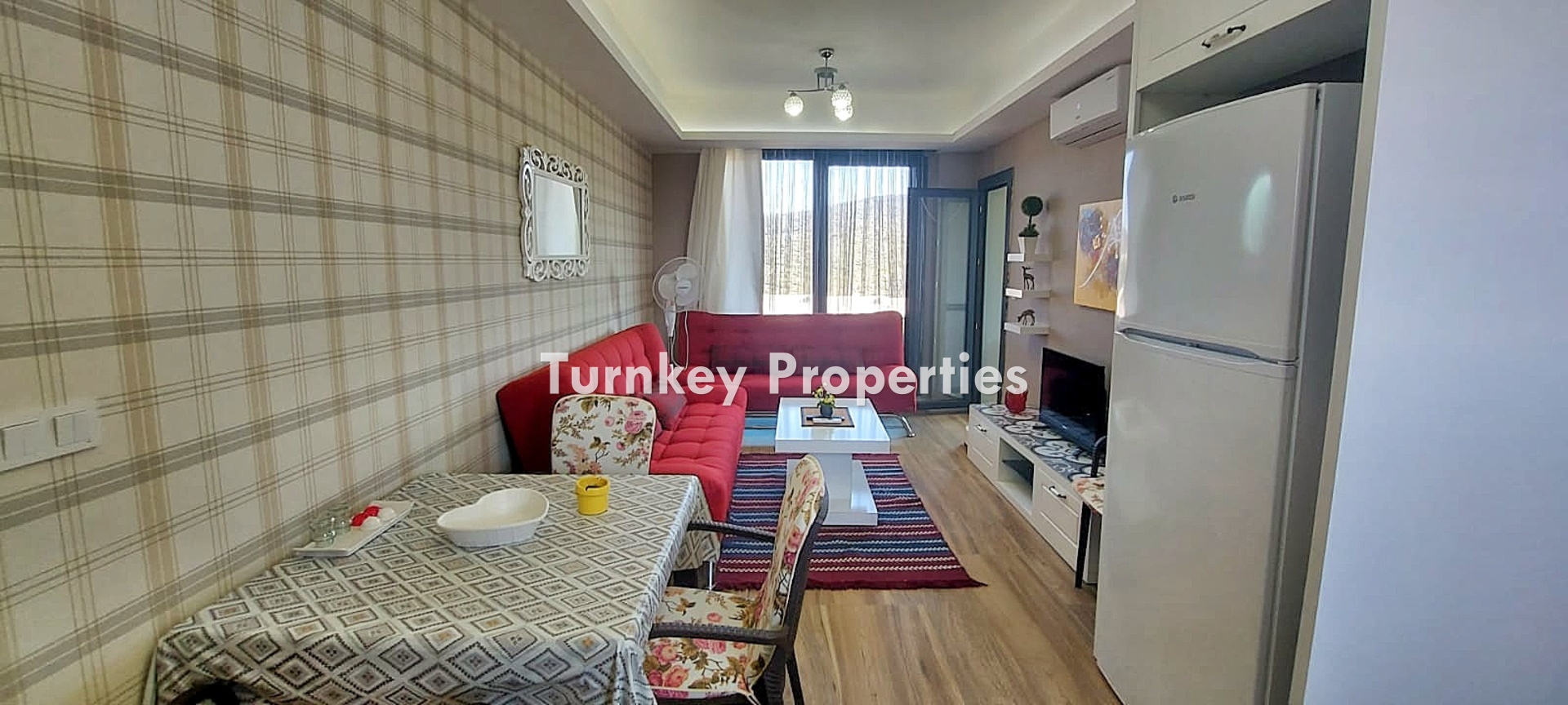 Milas Dörttepe 1+1 Kiralık Daire Güvenlikli Site Doğa Manzaralı