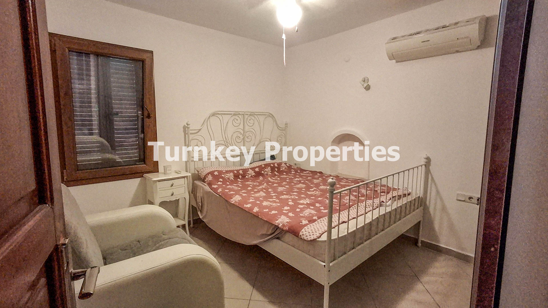 Bitez Aktur Sitesi Senelik Kiralık Deniz Manzaralı Müstakil Villa