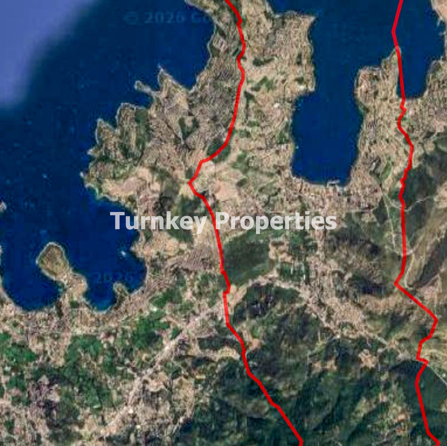 Bodrum Gündoğan Kışlaarası 0.15 İmarlı Satılık Geniş Arsa