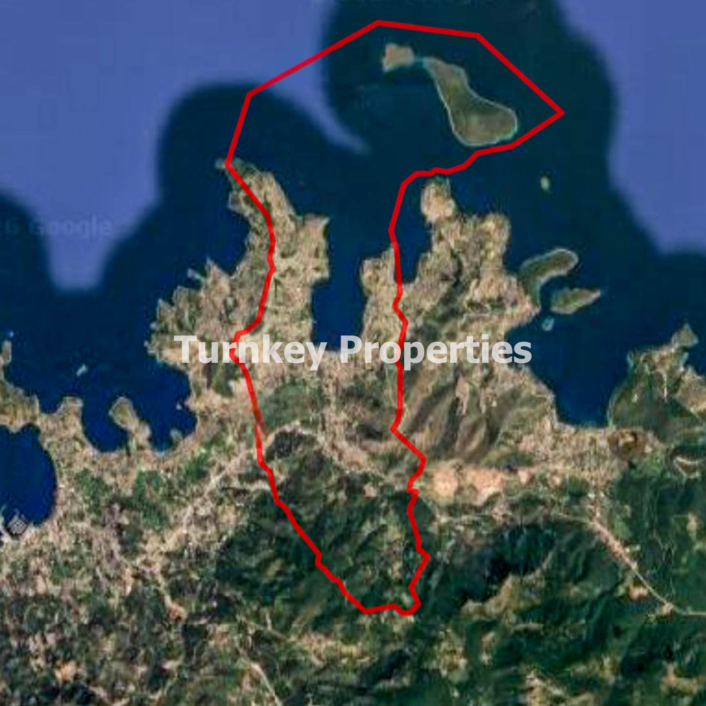 Bodrum Gündoğan Kışlaarası 0.15 İmarlı Satılık Geniş Arsa