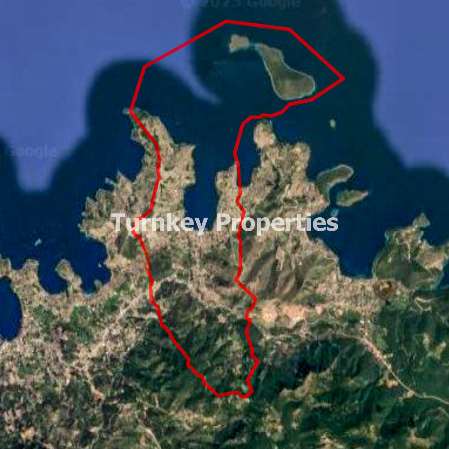 Bodrum Gündoğan Kışlaarası 0.15 Zoning Approved For Sale Large Land