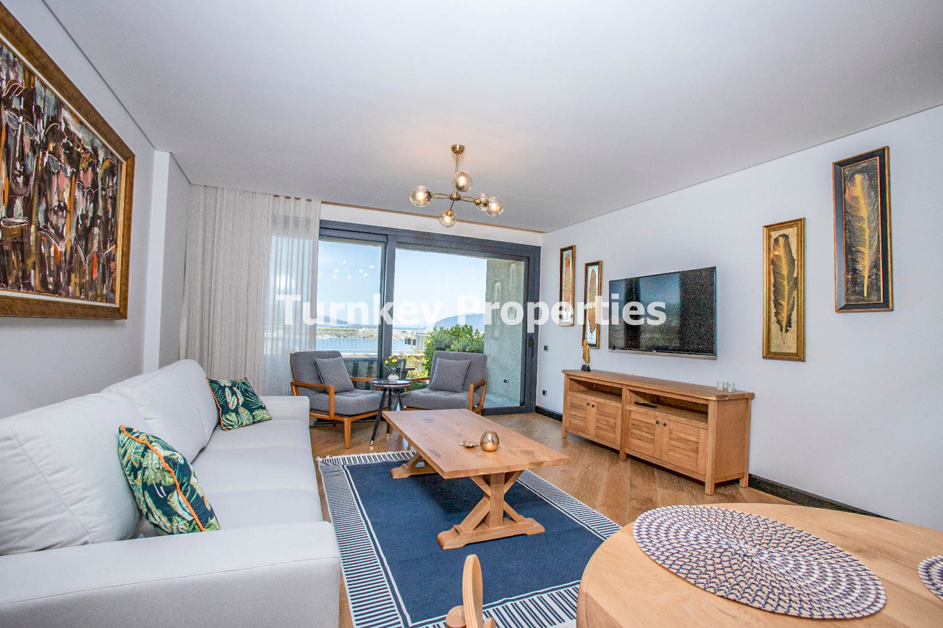 Gümbet Satılık 2+1 Residence Deniz Manzaralı Teraslı Modern Yaşam