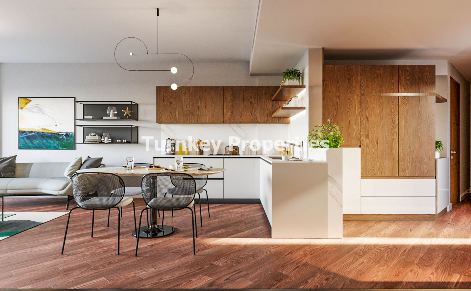 Gümbet Satılık 2+1 Residence Deniz Manzaralı Teraslı Modern Yaşam