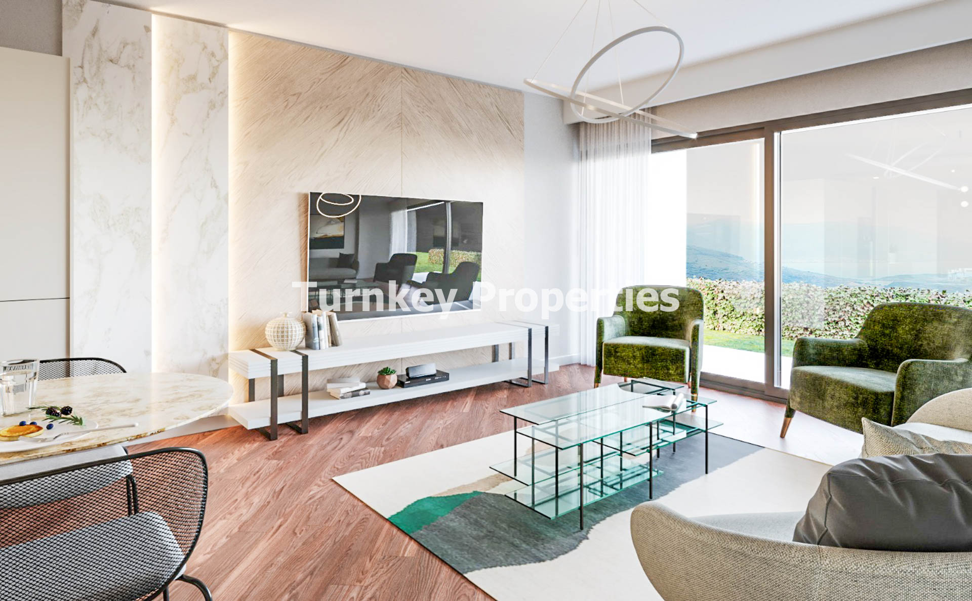 Gümbet Satılık 2+1 Residence Deniz Manzaralı Teraslı Modern Yaşam