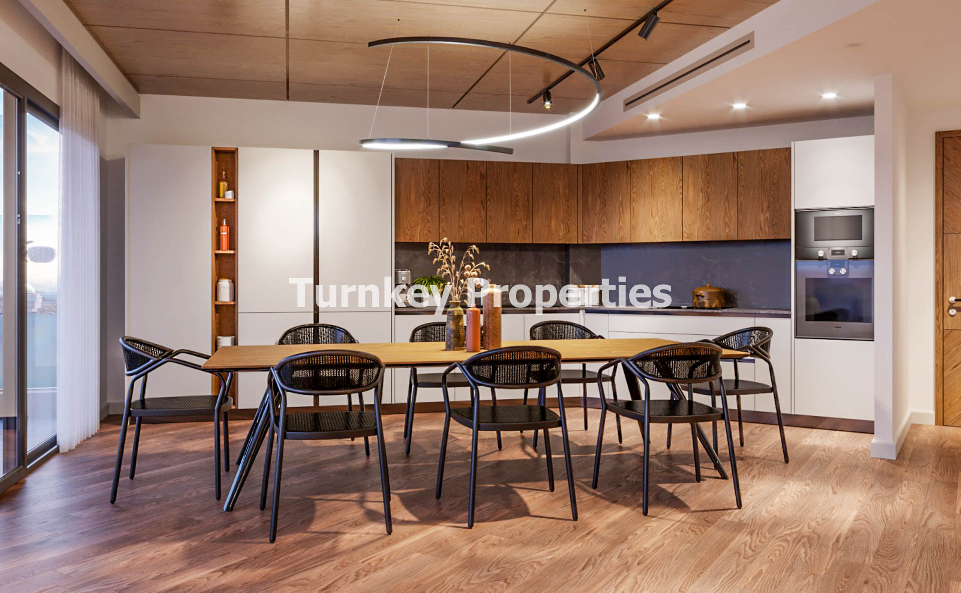 Gümbet Satılık 3+1 Residence Deniz Manzaralı Teraslı Modern Yaşam