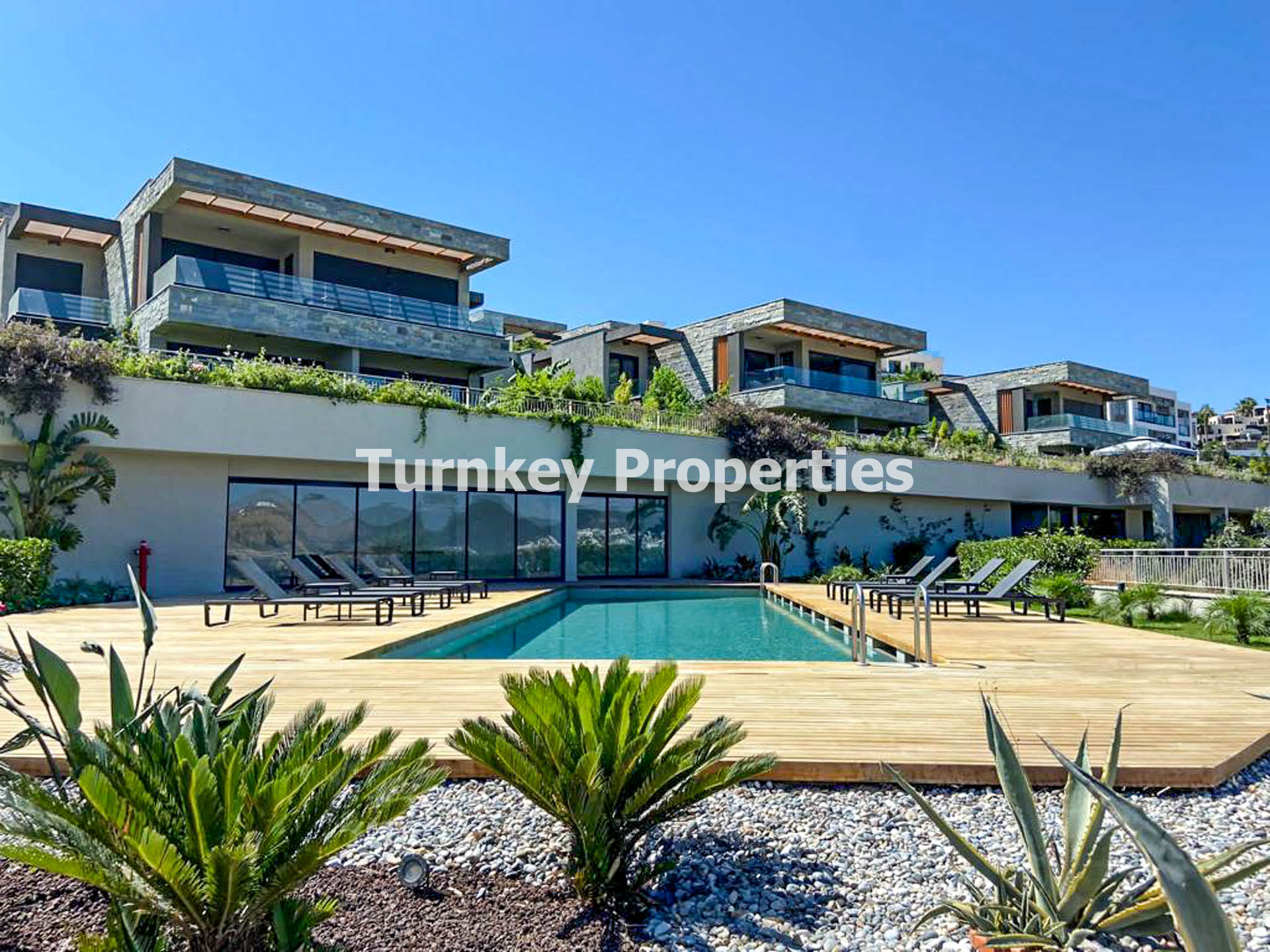 Gümbet Satılık 3+1 Residence Deniz Manzaralı Teraslı Modern Yaşam