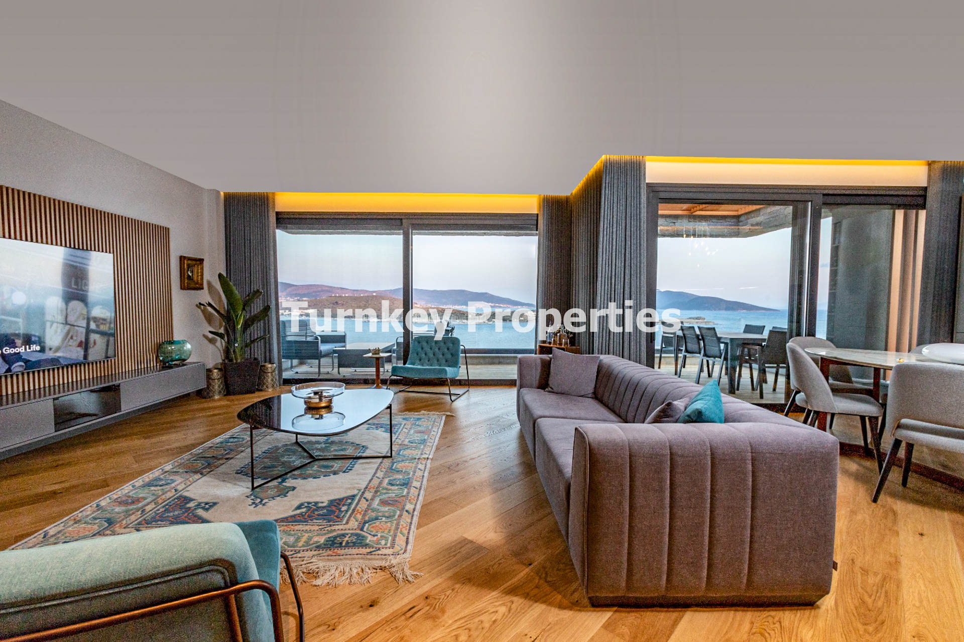 Gümbet Satılık 3+1 Residence Deniz Manzaralı Teraslı Modern Yaşam