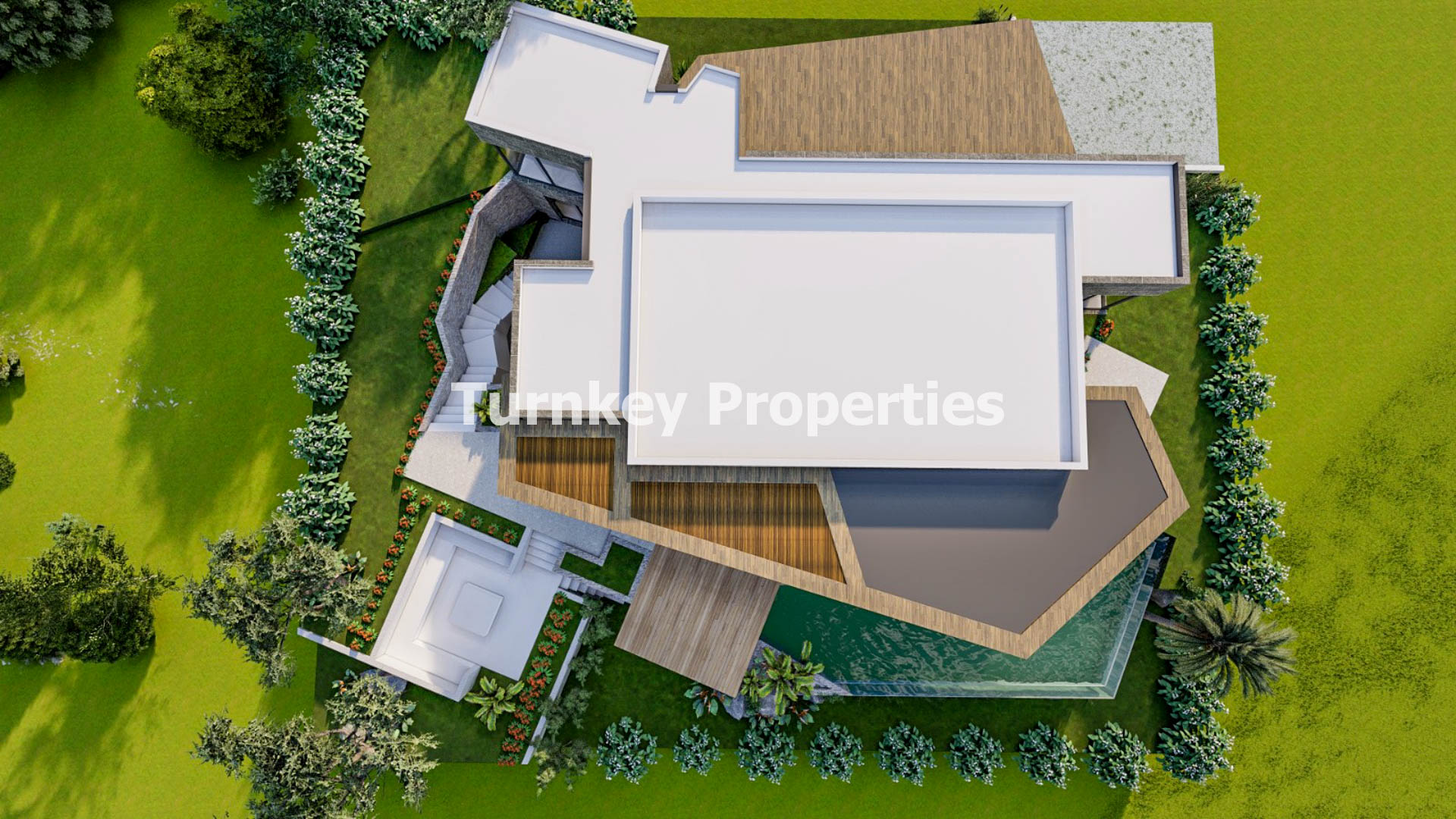 Bodrum Satılık Konut Deniz Manzaralı Modern Mimari Yaşam Alanı