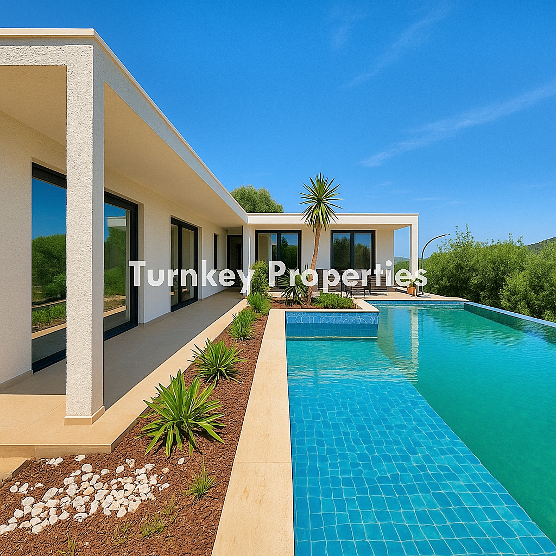 Bodrum Kızılağaç Kiralık Tek Katlı Özel Havuzlu Bahçeli Villa