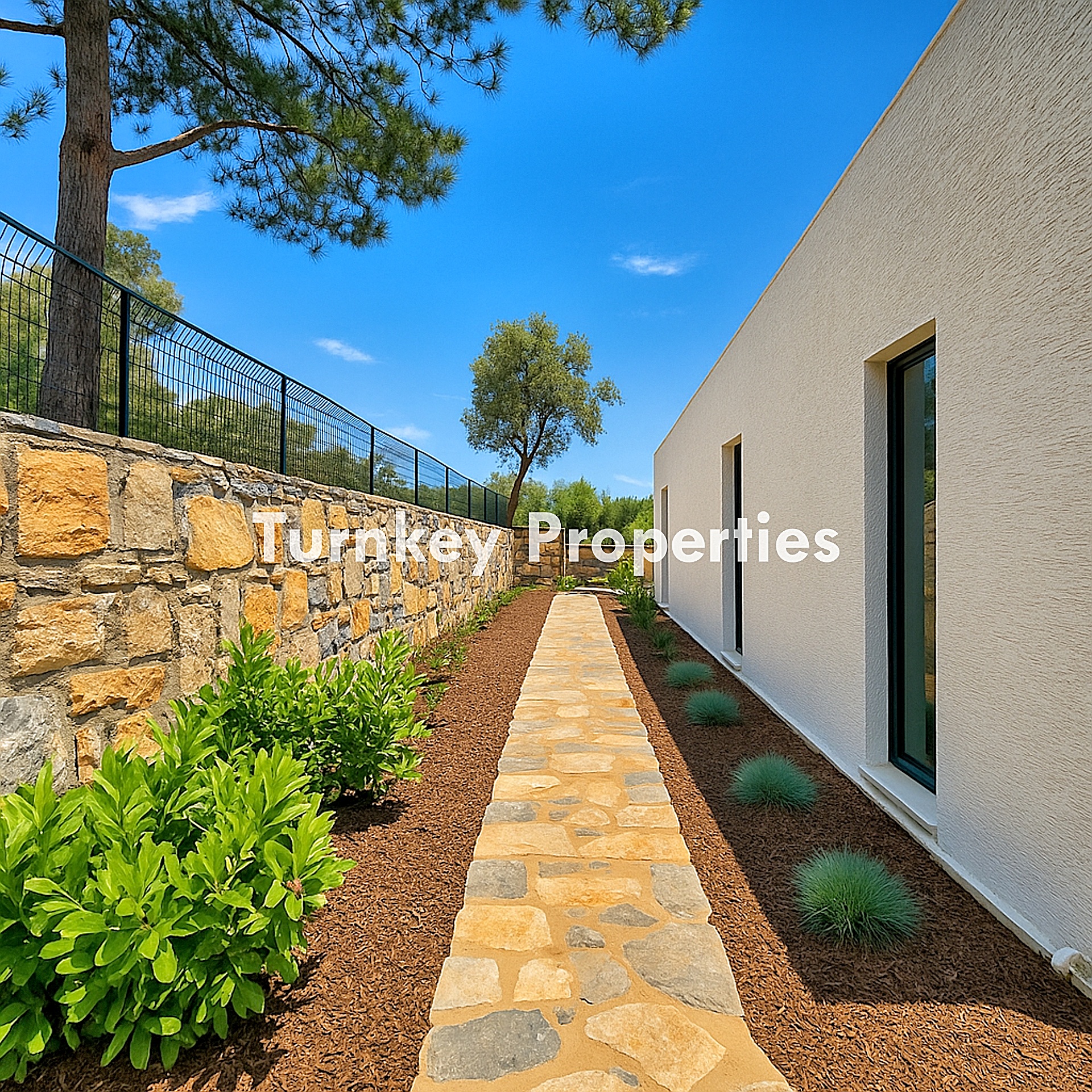 Bodrum Kızılağaç Kiralık Tek Katlı Özel Havuzlu Bahçeli Villa