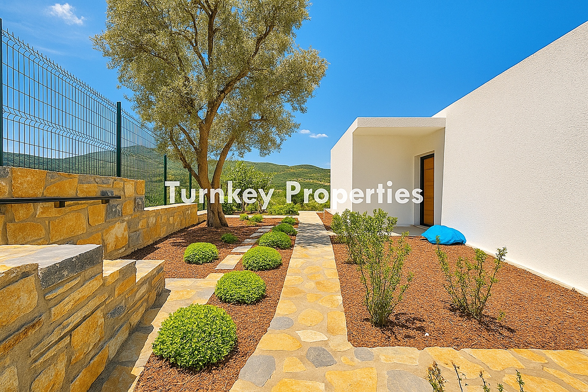 Bodrum Kızılağaç Kiralık Tek Katlı Özel Havuzlu Bahçeli Villa