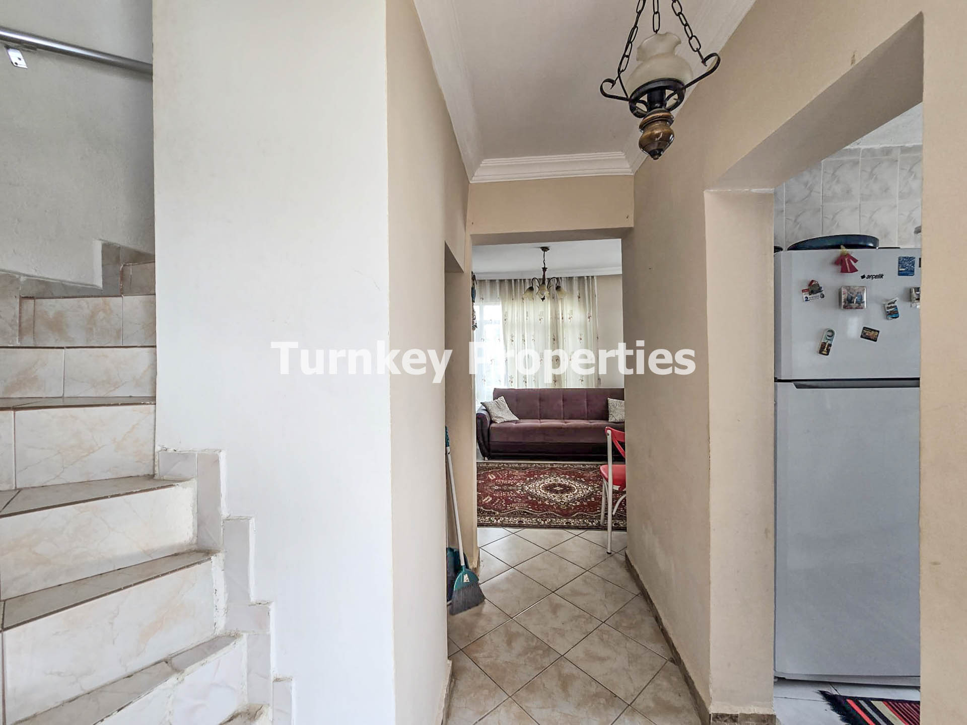 Milas Boğaziçi'nde Site İçinde Kiralık Eşyalı Villa Aylık Ödeme