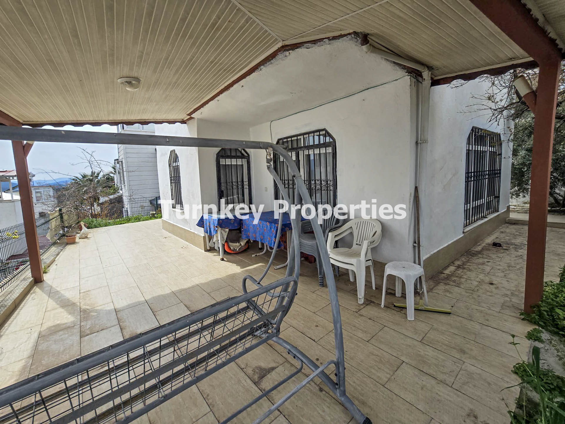 Milas Boğaziçi'nde Site İçinde Kiralık Eşyalı Villa Aylık Ödeme