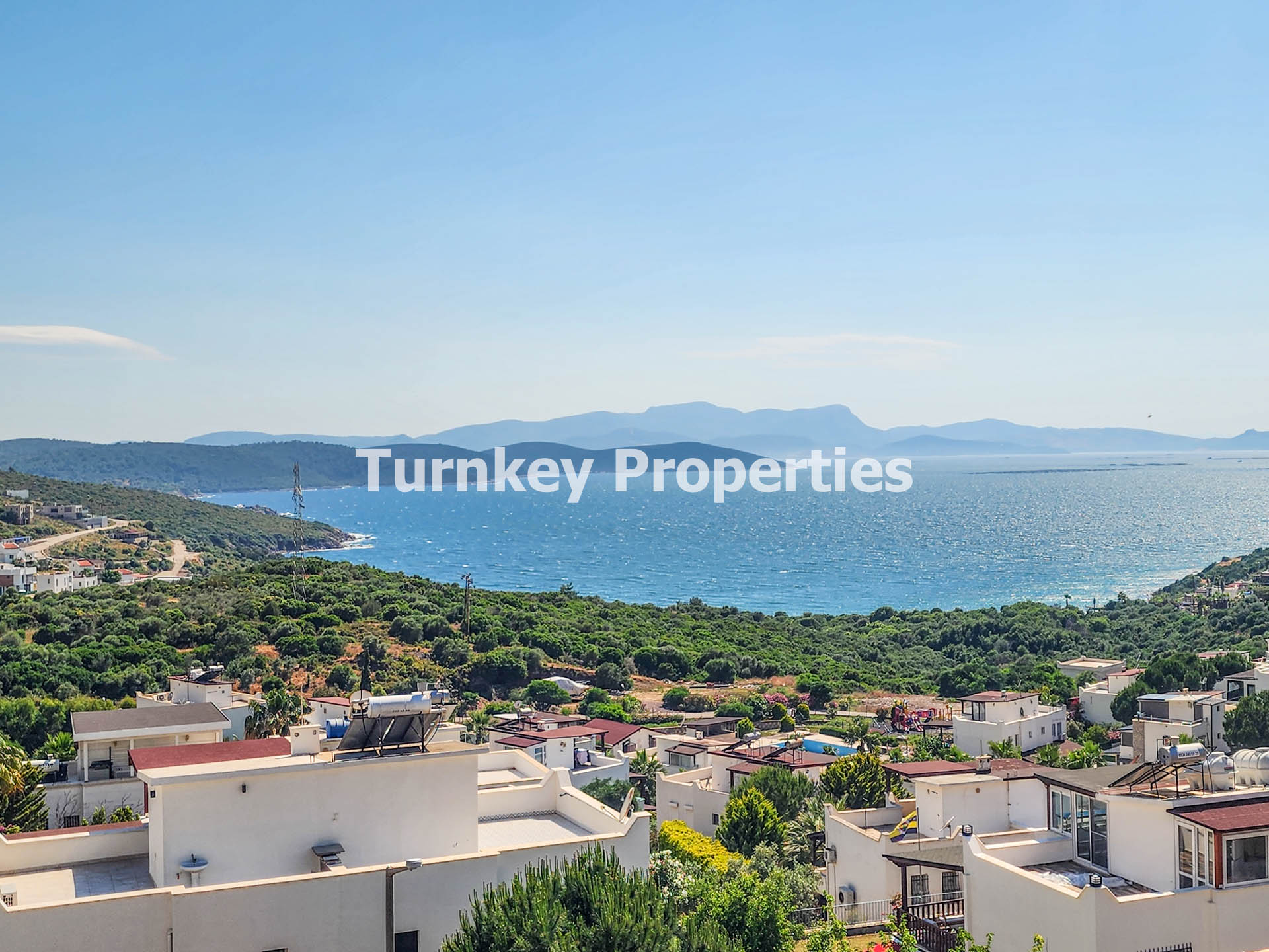 Boğaziçi Milas Satılık Ev Deniz Manzaralı Geniş Bahçeli Dört Oda