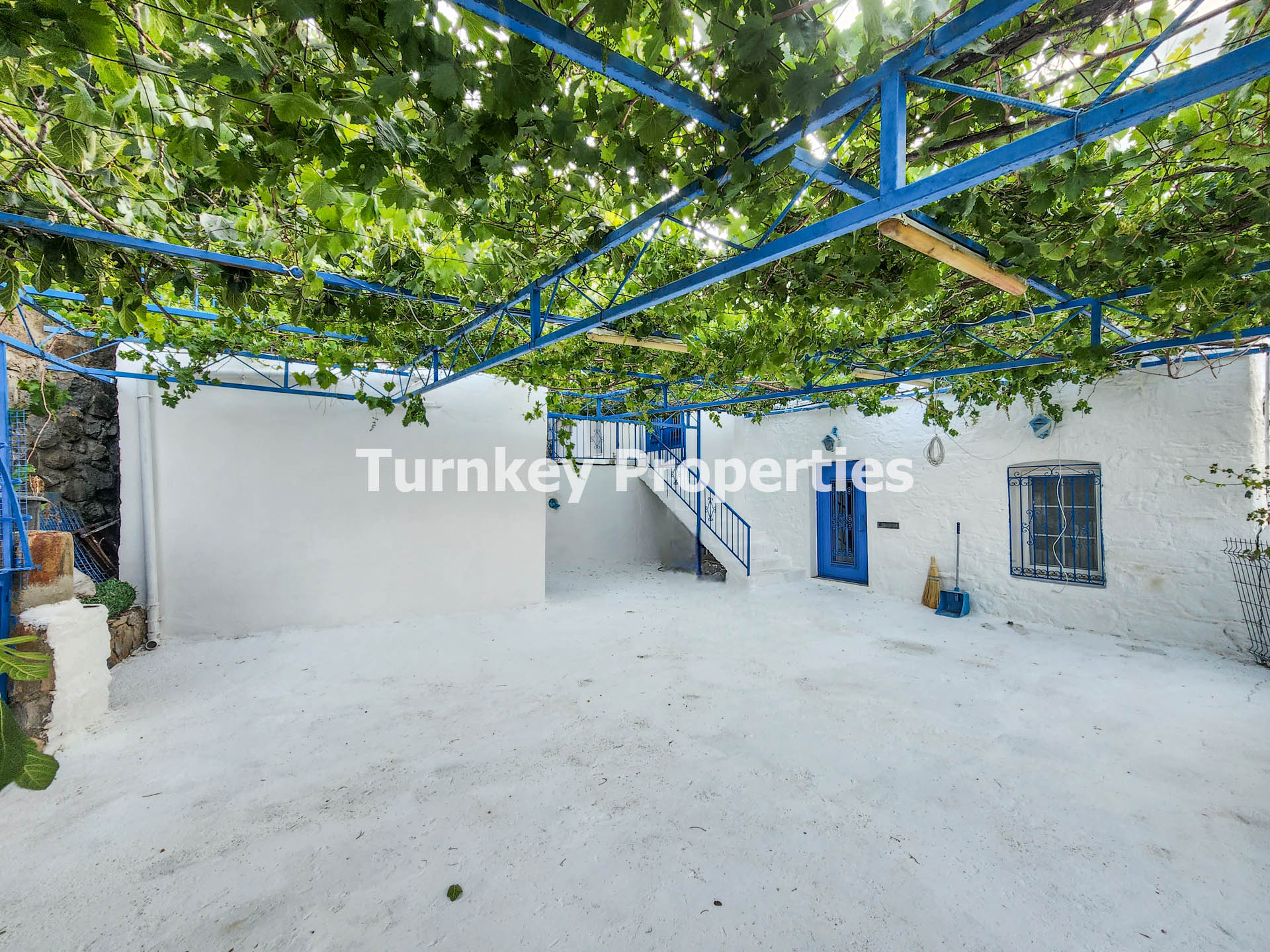 Yakaköy Kiralık Avlulu Bodrum Taş Ev Müstakil Yaşam ve Bahçeli Ev