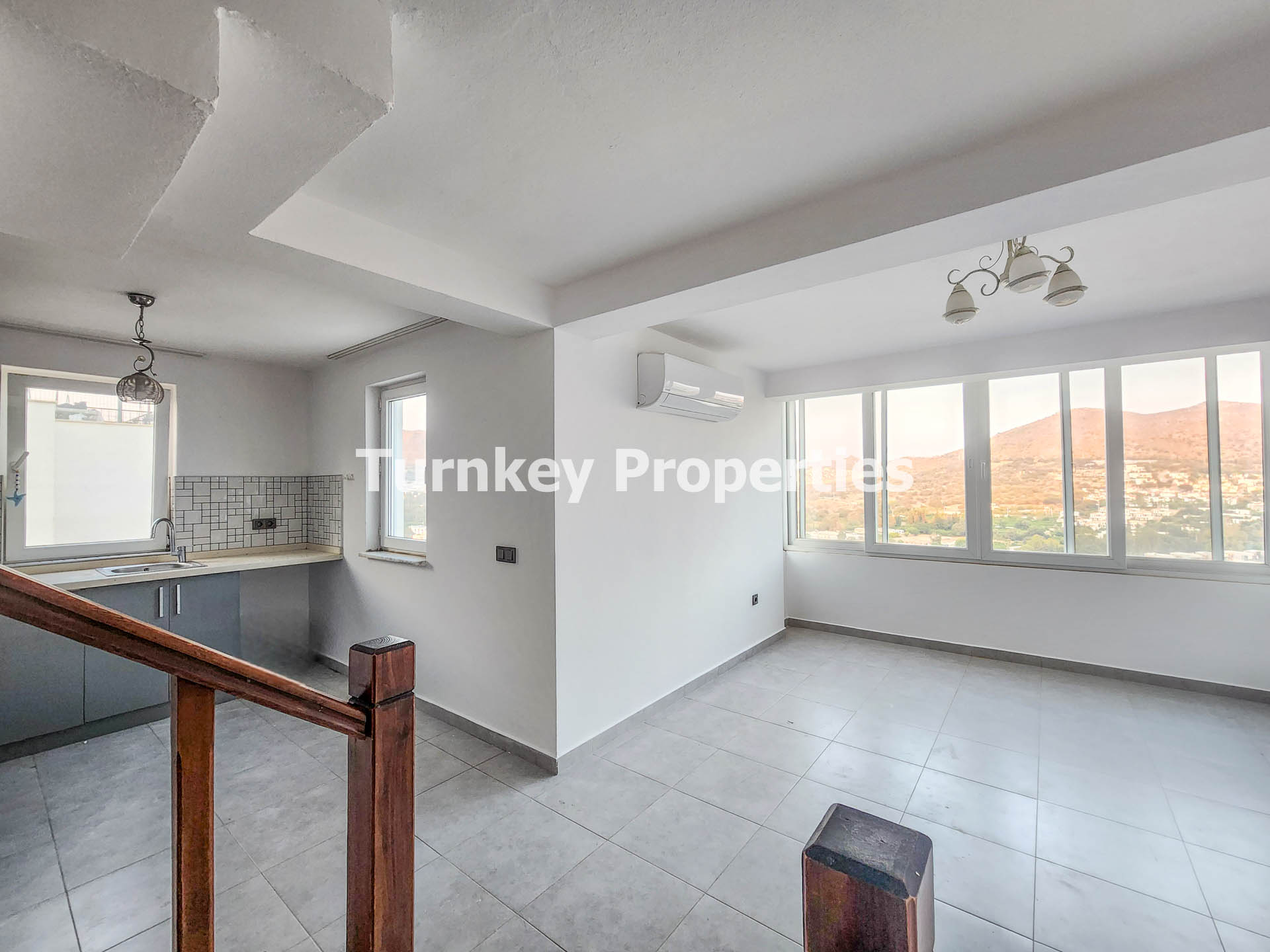 Gümüşlük Sahile Yakın, Manzaralı Senelik Kiralık 2 Yatak Odalı Ev
