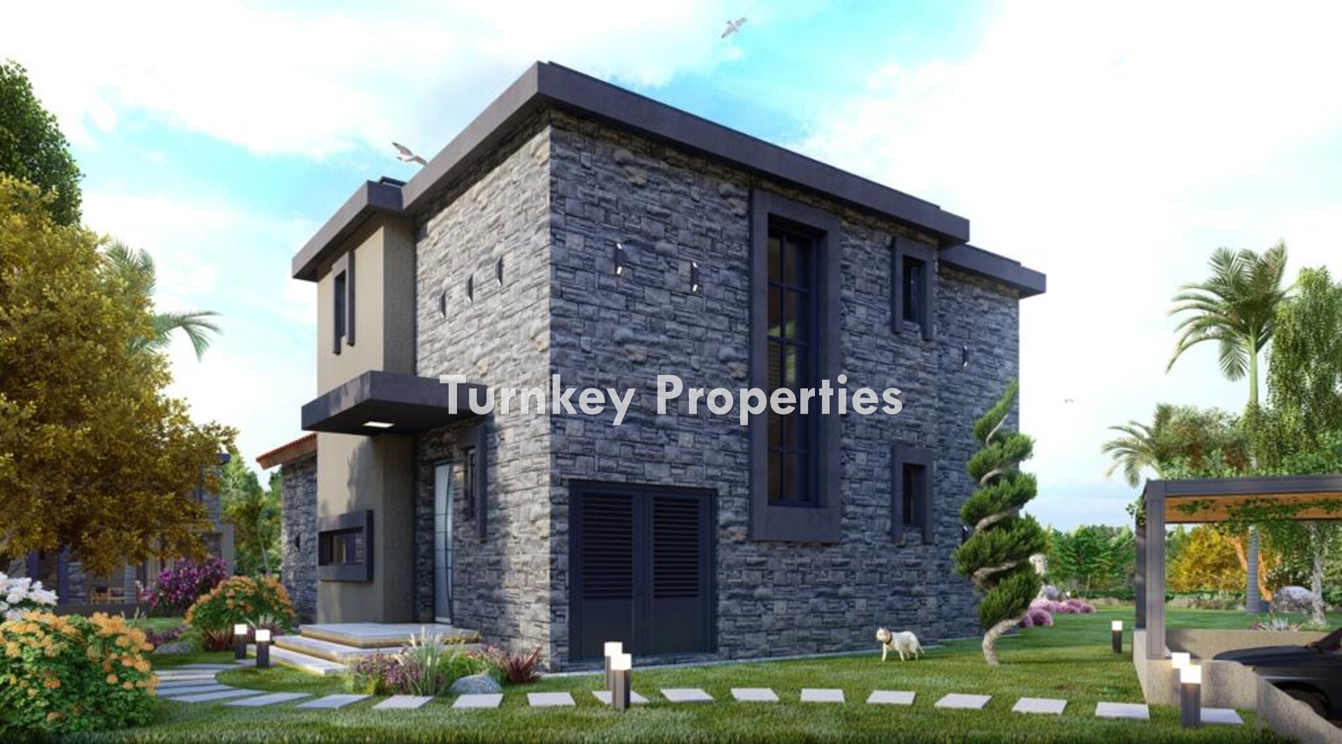 Ortakent'te 850 Metrekare Arsa İçinde  Satılık 5+1 Müstakil Villa