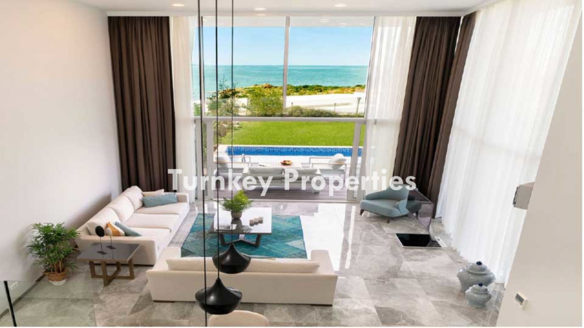 Adabükü Satılık Villa Denize Sıfır Bahçeli Ödüllü Mimari Yapı