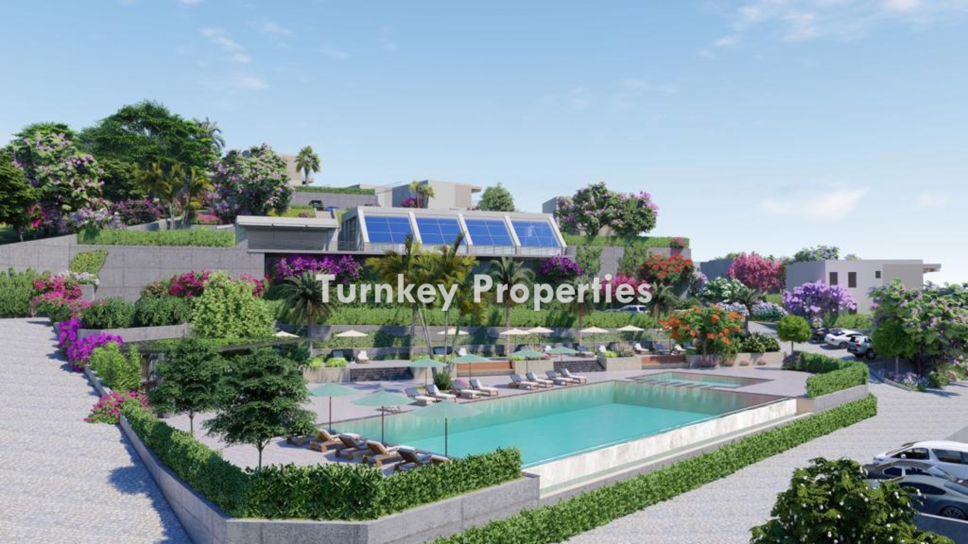 2+1 Upper Floor Lagoon Houses with Magnificent View For Sale in Adabuku, Bodrum