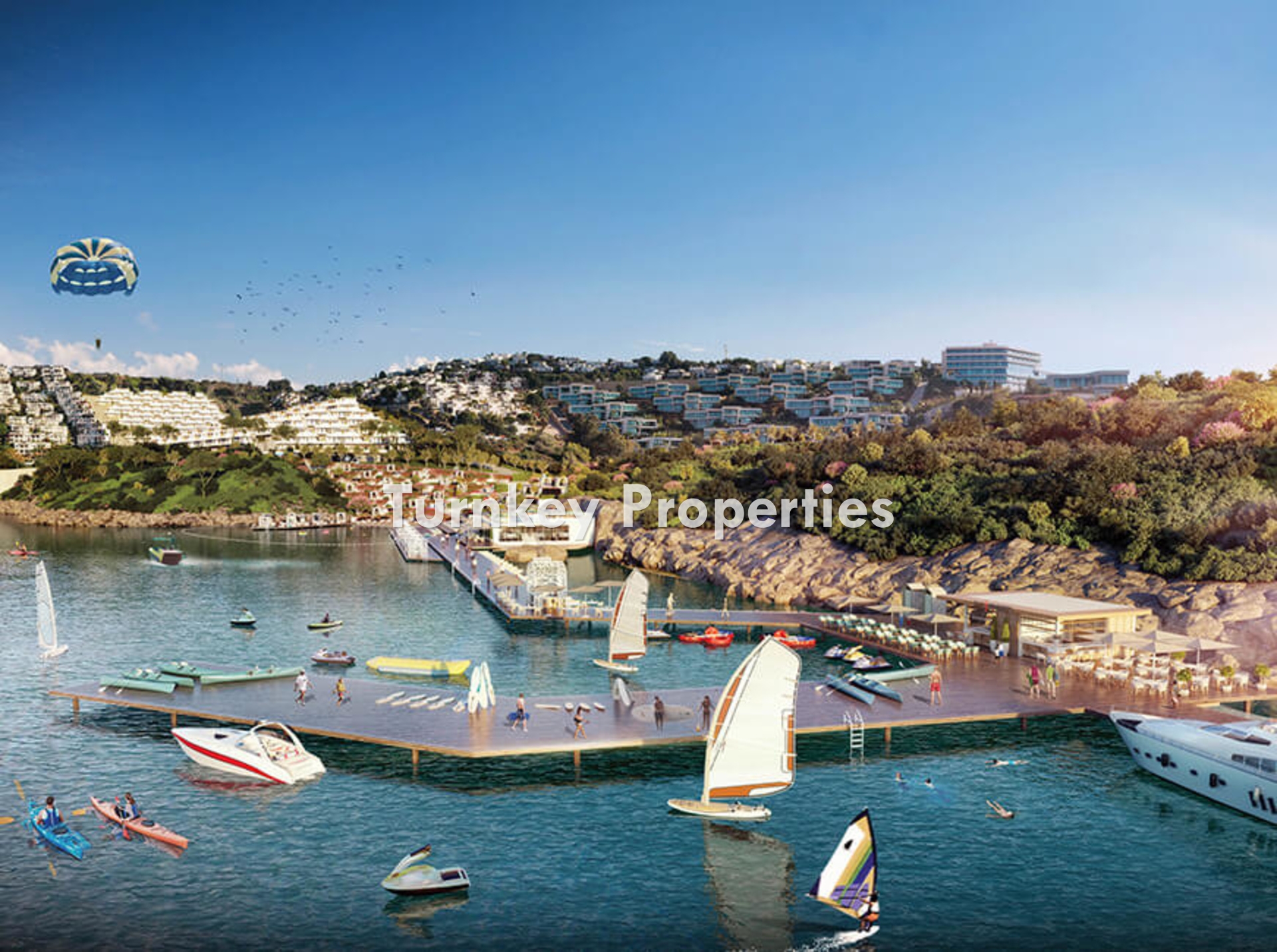 Adabükü'nde Satılık Lüks Villalar, Büyüleyici Deniz Manzarası