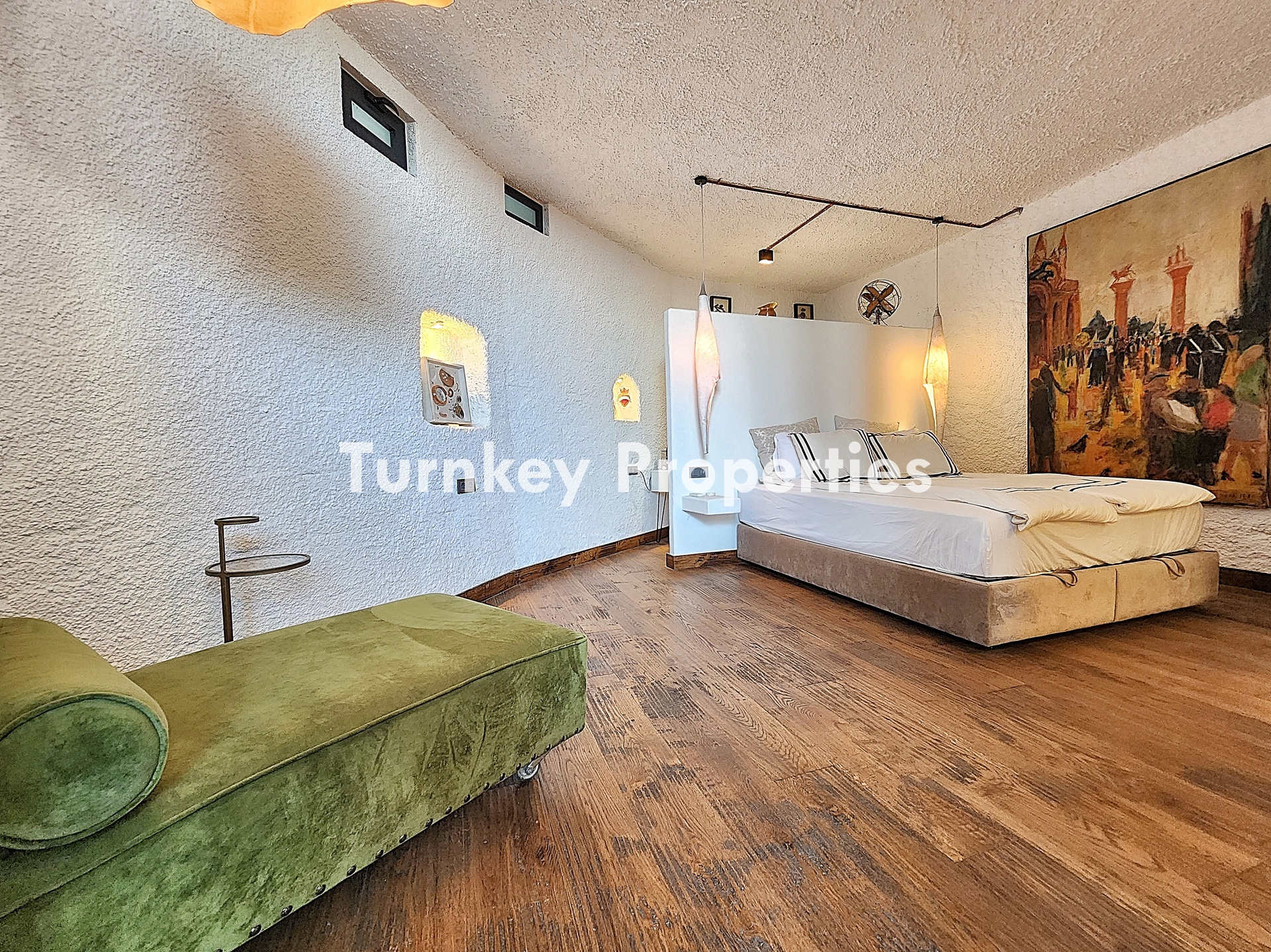 Bodrum Gümüşlük Satılık Villa Yunan Adaları ve Gün Batımı Manzara