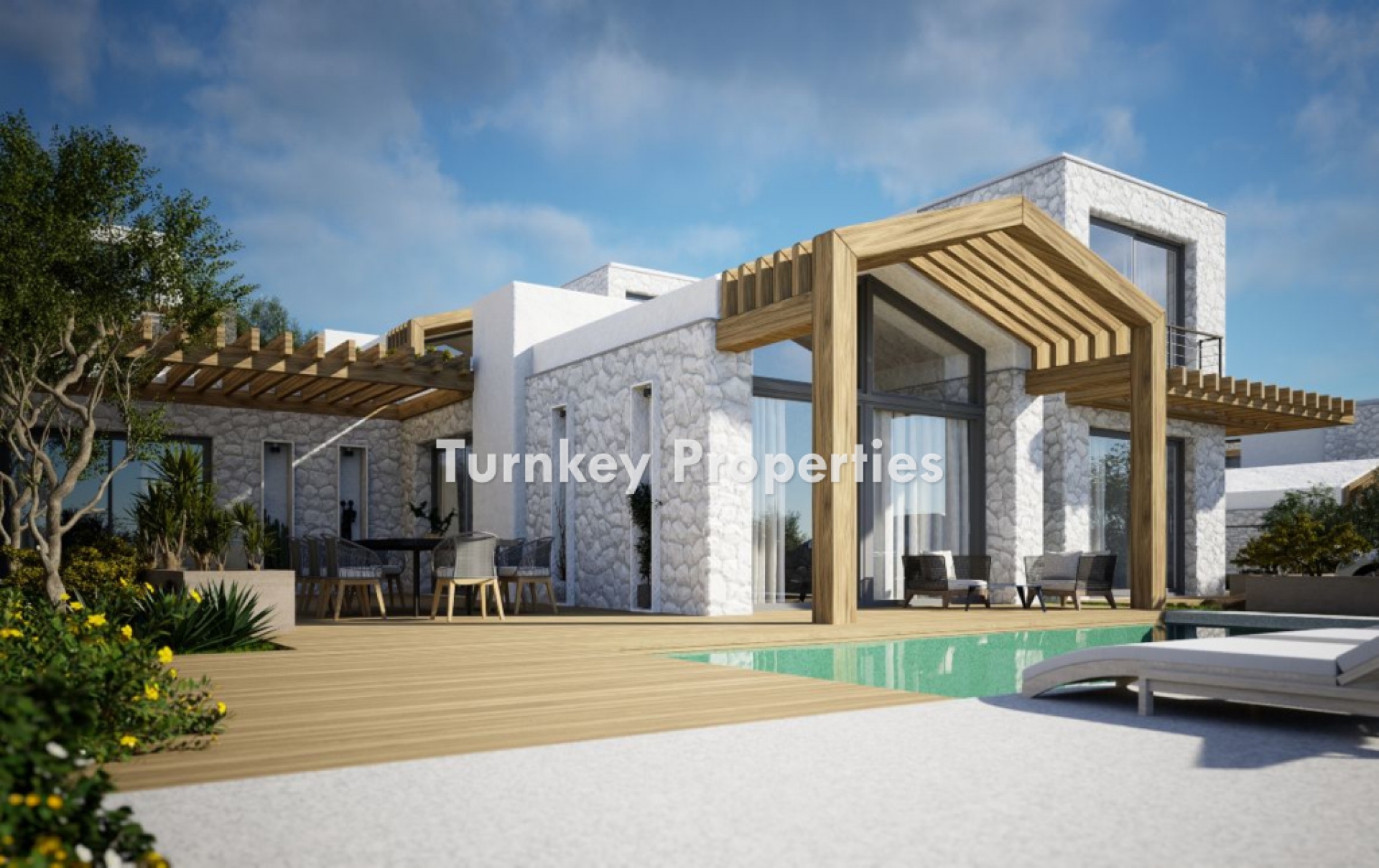 Satılık Villa, Yepyeni Havuzlu Villalar, Vatandaşlık Uygun