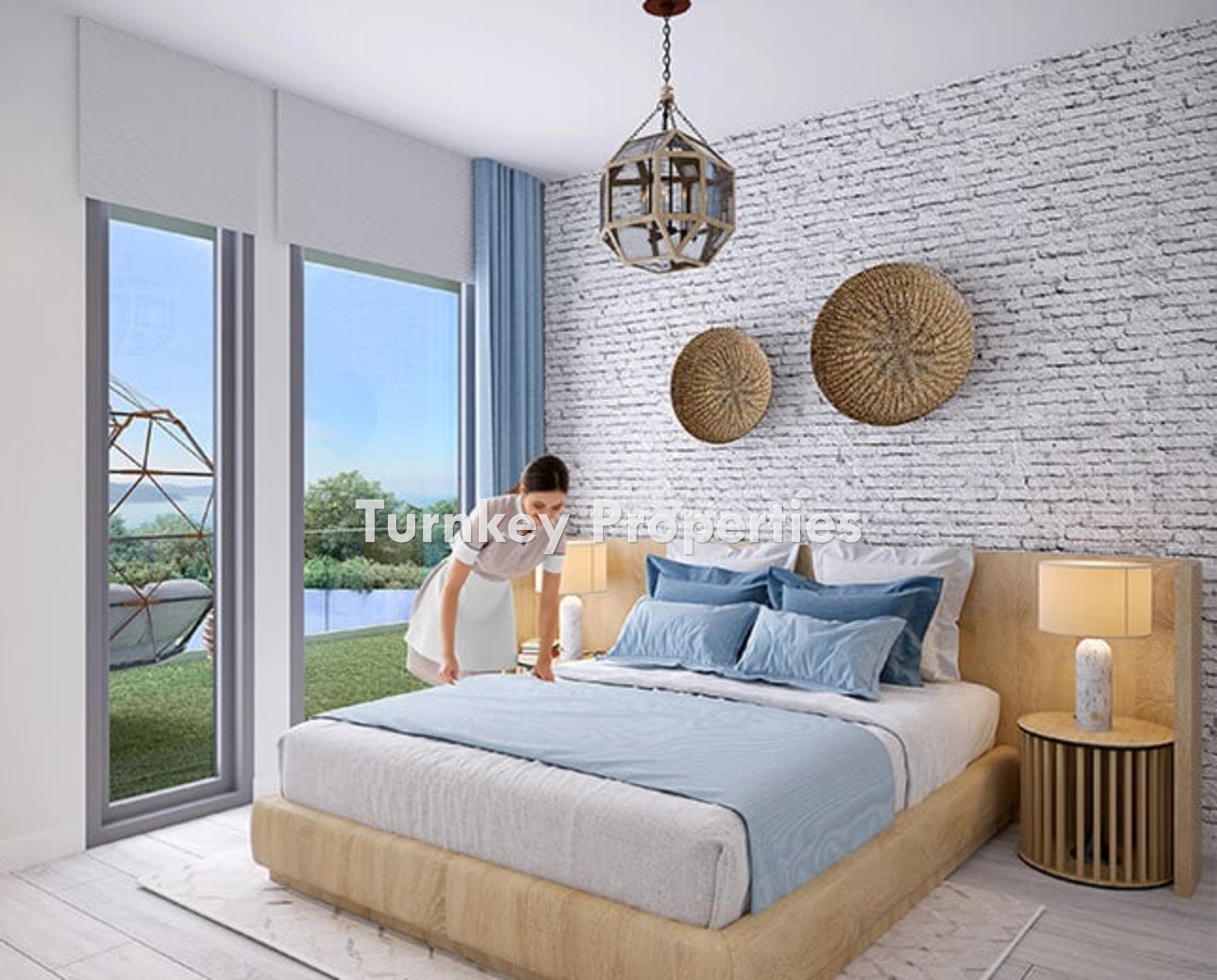 Adabükü'nde Satılık Lüks Villalar, Büyüleyici Deniz Manzarası