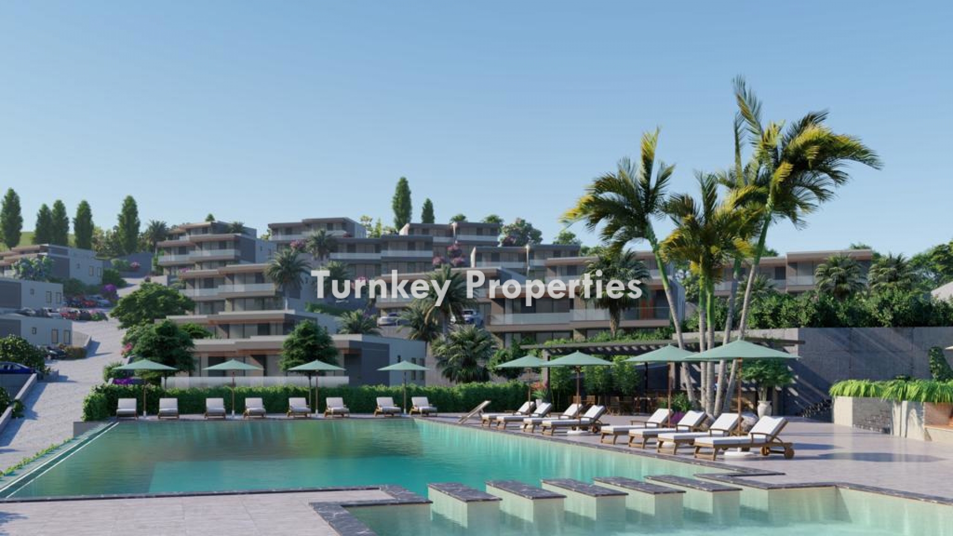 2+1 Upper Floor Lagoon Houses with Magnificent View For Sale in Adabuku, Bodrum