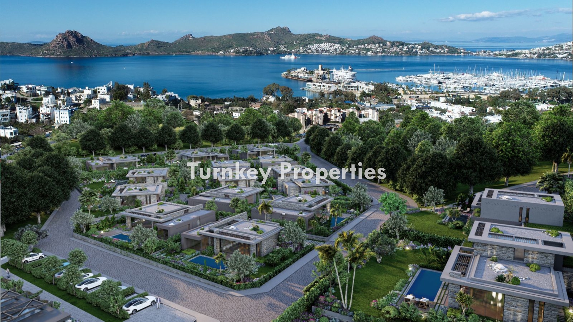 Yalıkavak'ta Satılık Özel Villalar, Marina Manzarası ve Özel Plaj Erişimiyle Lüks Yaşam