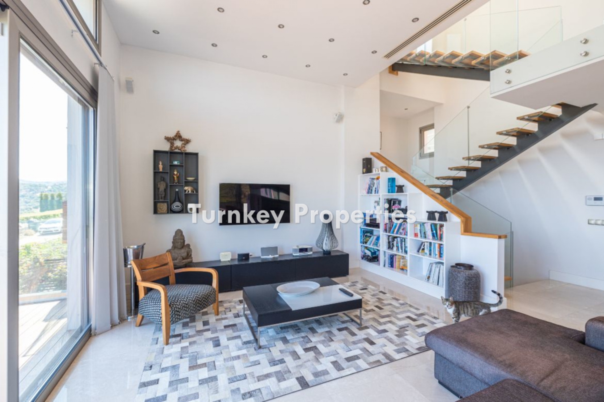 Yalıkavak Satılık Villa Marina Manzaralı Çift Girişli Modern Stil