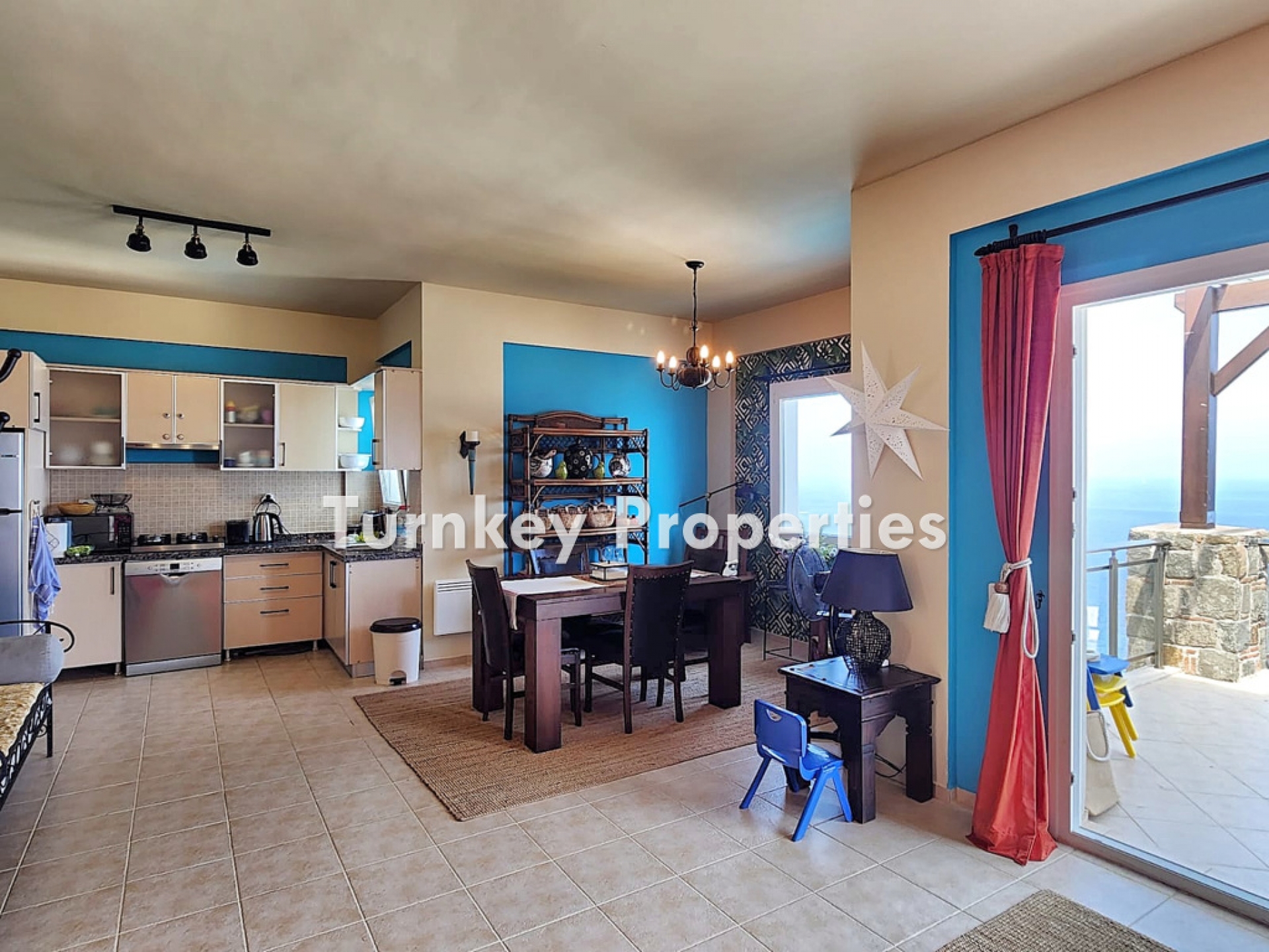 Yalıkavak Satılık Deniz Manzaralı Özel Havuzlu Villa Site içinde