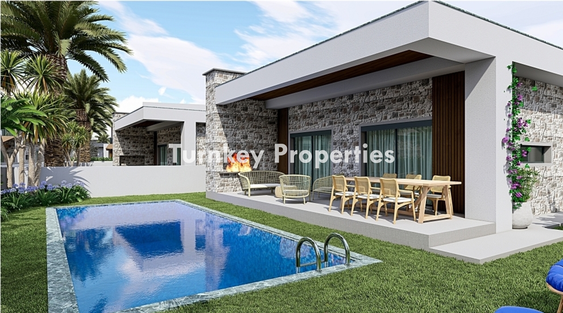 Akyarlar Bodrum'da Denize Yakın Satılık 4+1 Villa