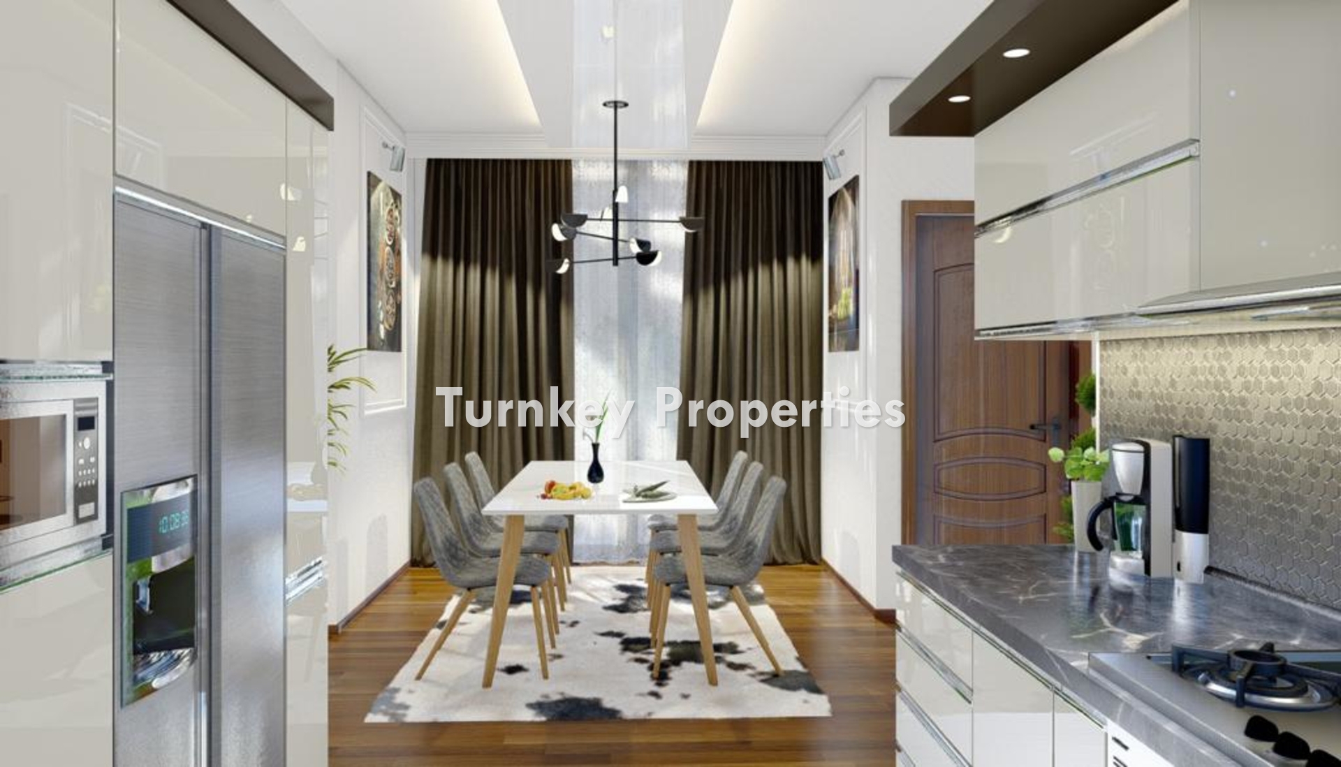 Ortakent'te 850 Metrekare Arsa İçinde  Satılık 5+1 Müstakil Villa