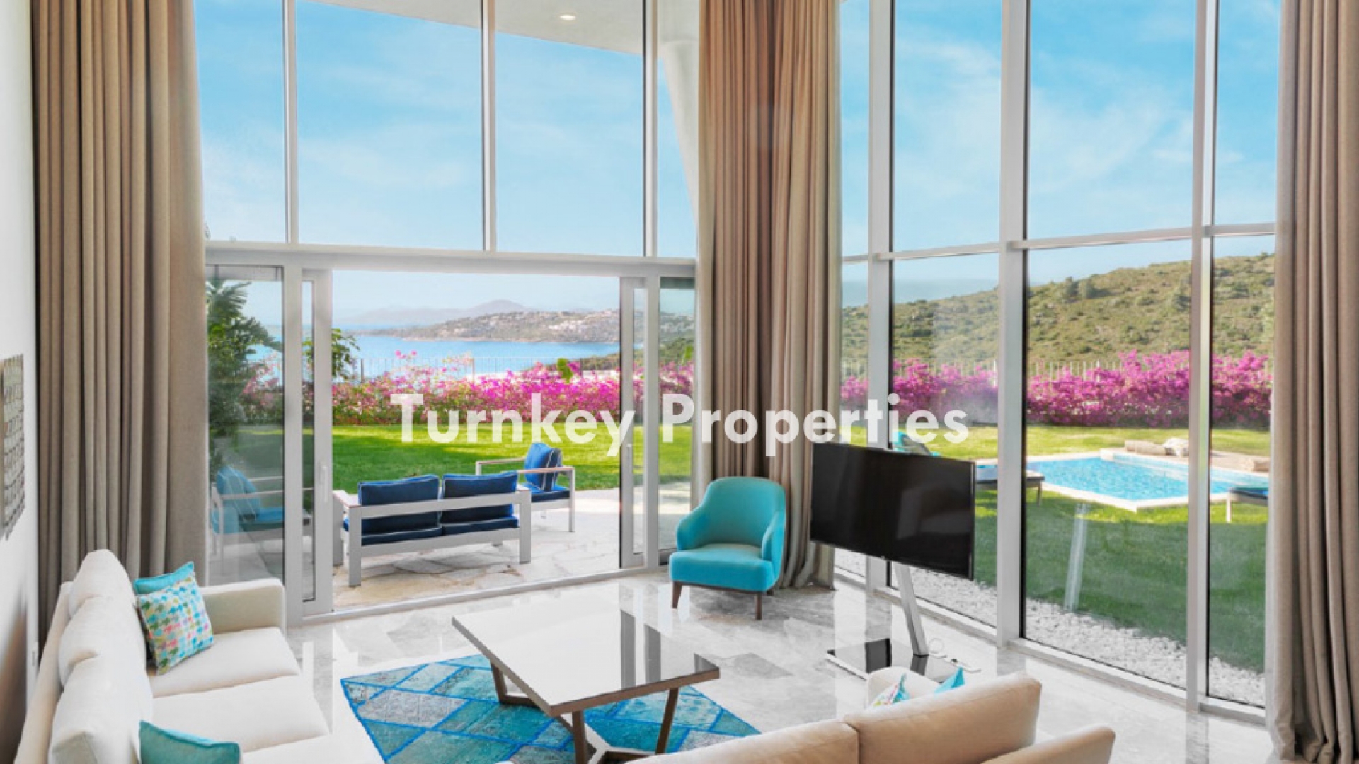 Adabükü Satılık Villa Denize Sıfır Bahçeli Ödüllü Mimari Yapı