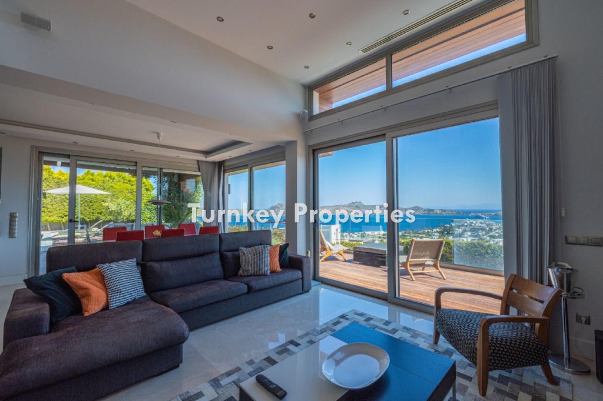 Yalıkavak Satılık Villa Marina Manzaralı Çift Girişli Modern Stil