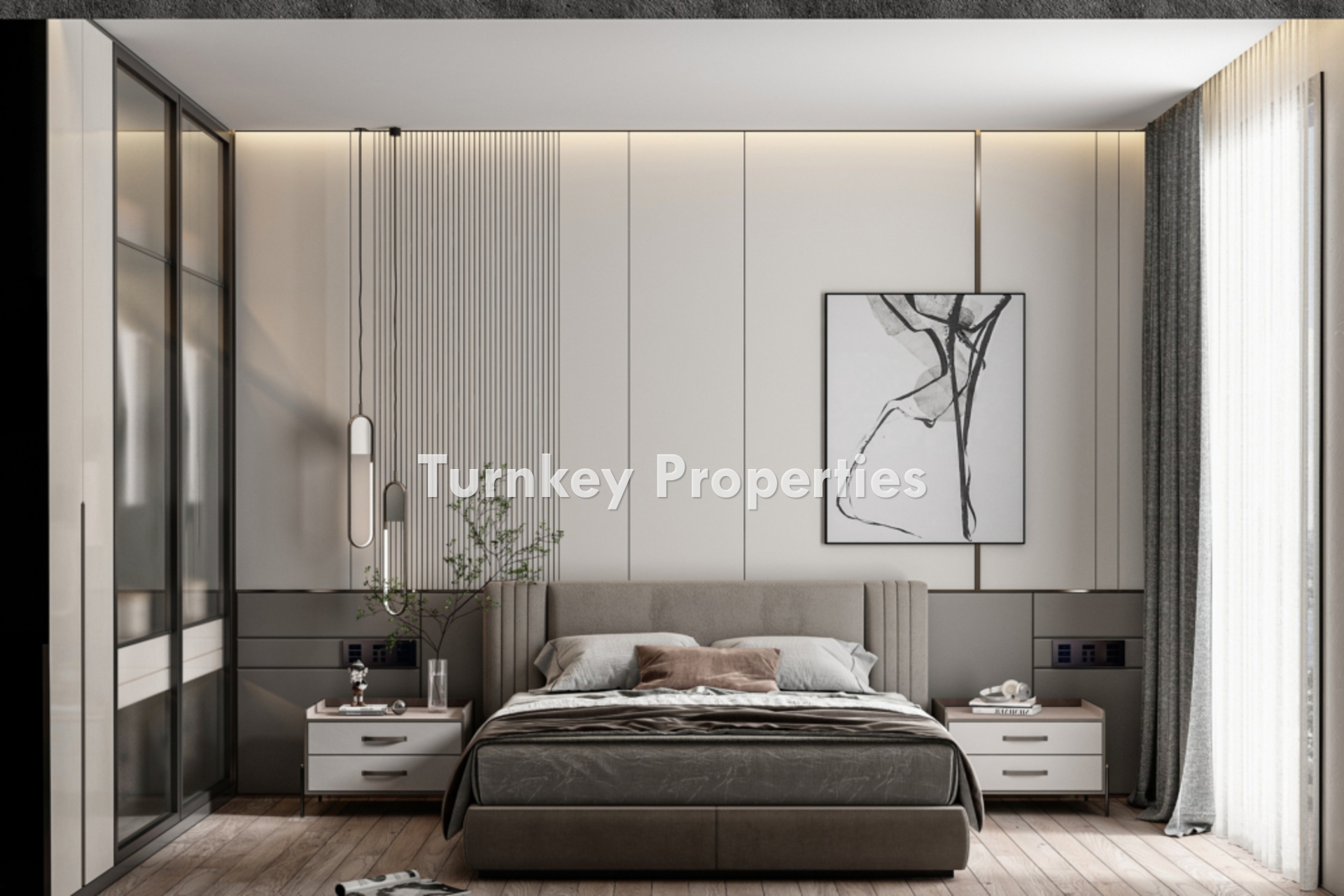 Bodrum Konacık'ta Deniz Manzaralı, Özel Bahçeli Havuzlu Satılık