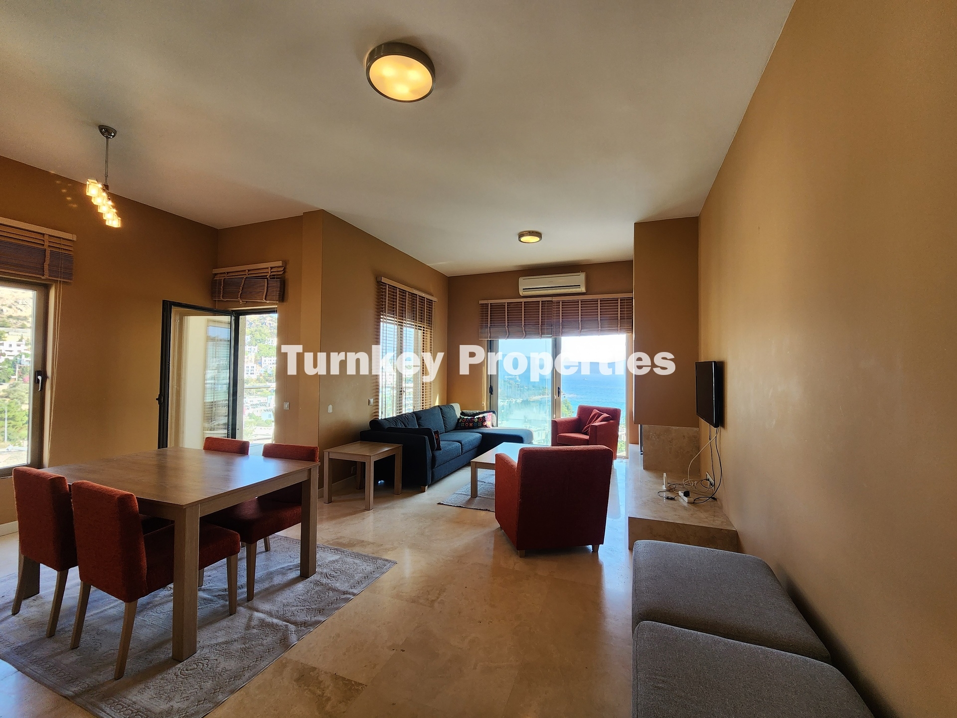 Bodrum'da Deniz Manzaralı Satılık Lüks Ev | Eşsiz Deniz Manzarasına Sahip Satılık Bodrum Evi, Denize Yürüme Mesafesi