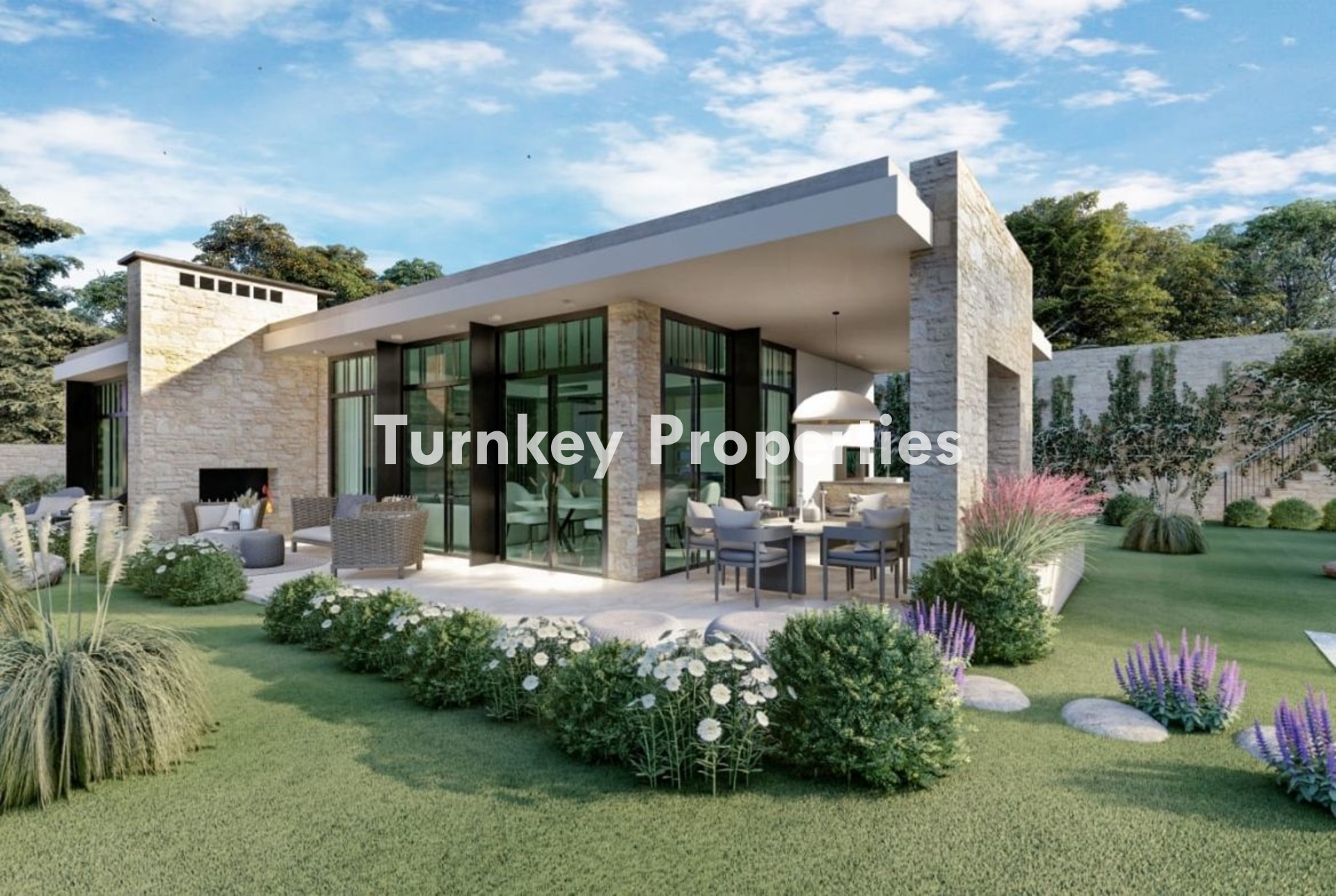 Bodrum, Yalıkavak Geris’te Özel Havuzlu Satılık 4+1 Villa Bahçeli