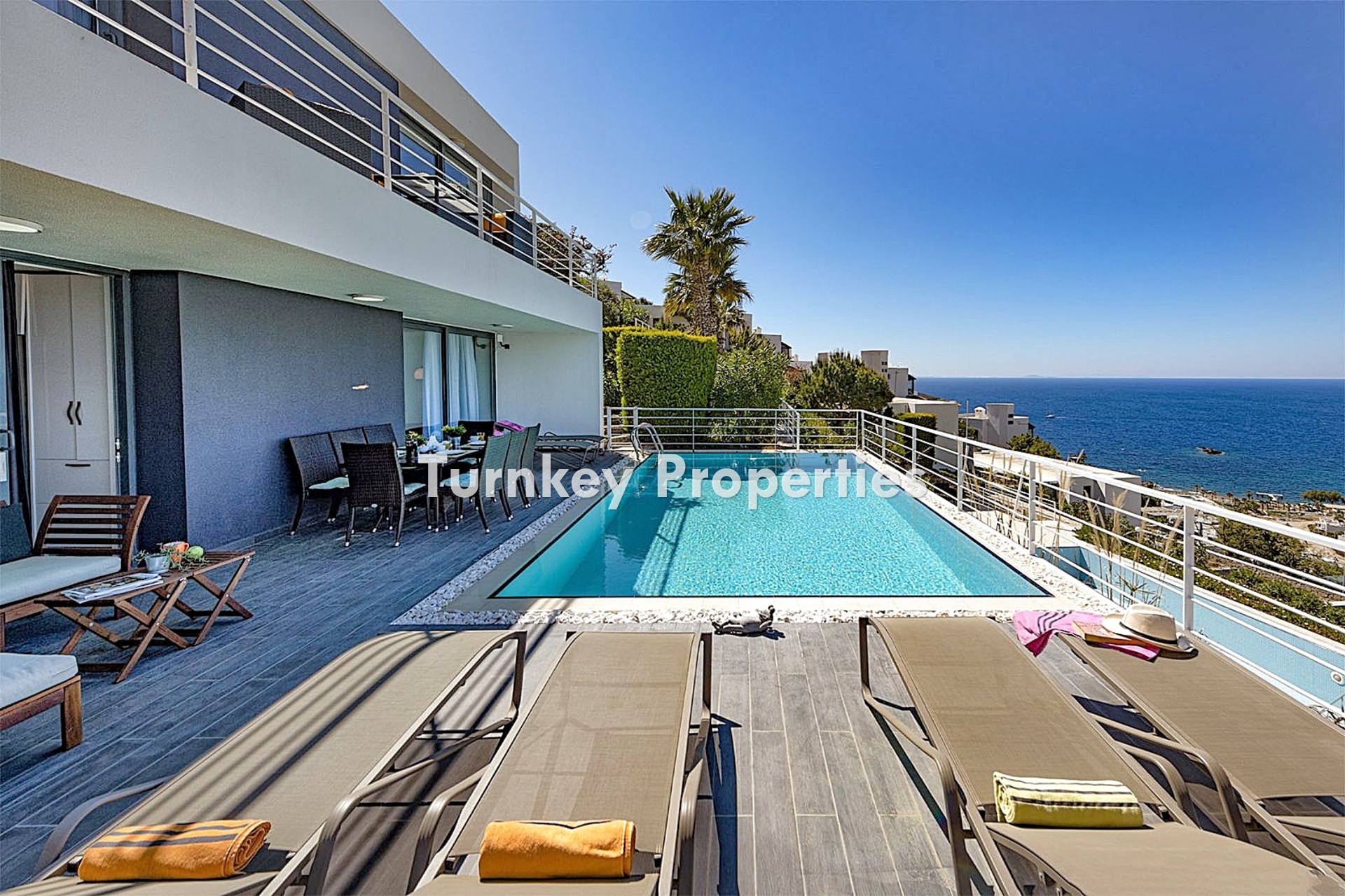 Bodrum Yalıkavak Satılık Villa Deniz Manzaralı Özel Havuzlu Modern