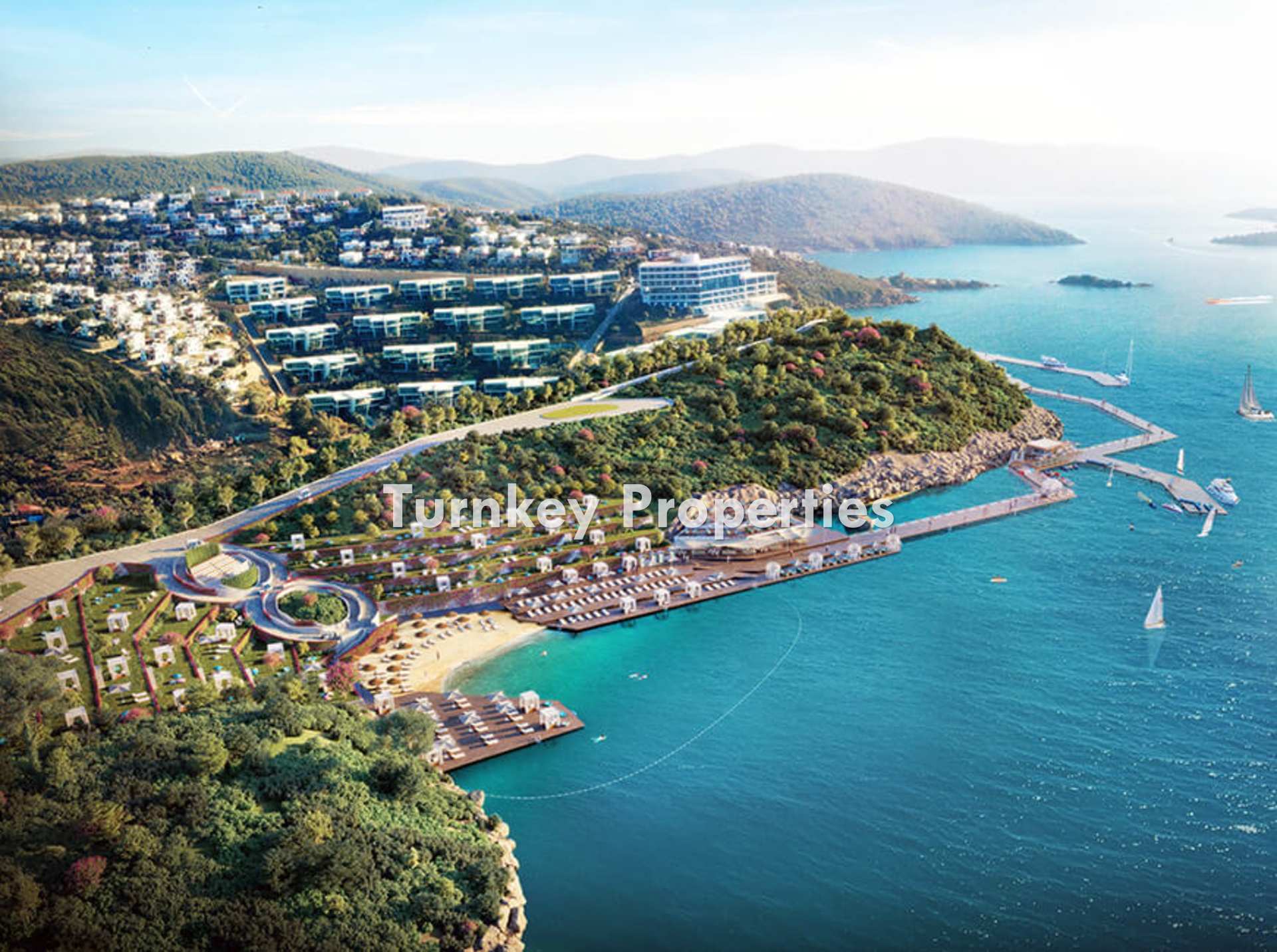 Adabükü'nde Satılık Lüks Villalar, Ege Denizi Manzaralı, Modern Mimari ve Doğa İçinde Yaşam
