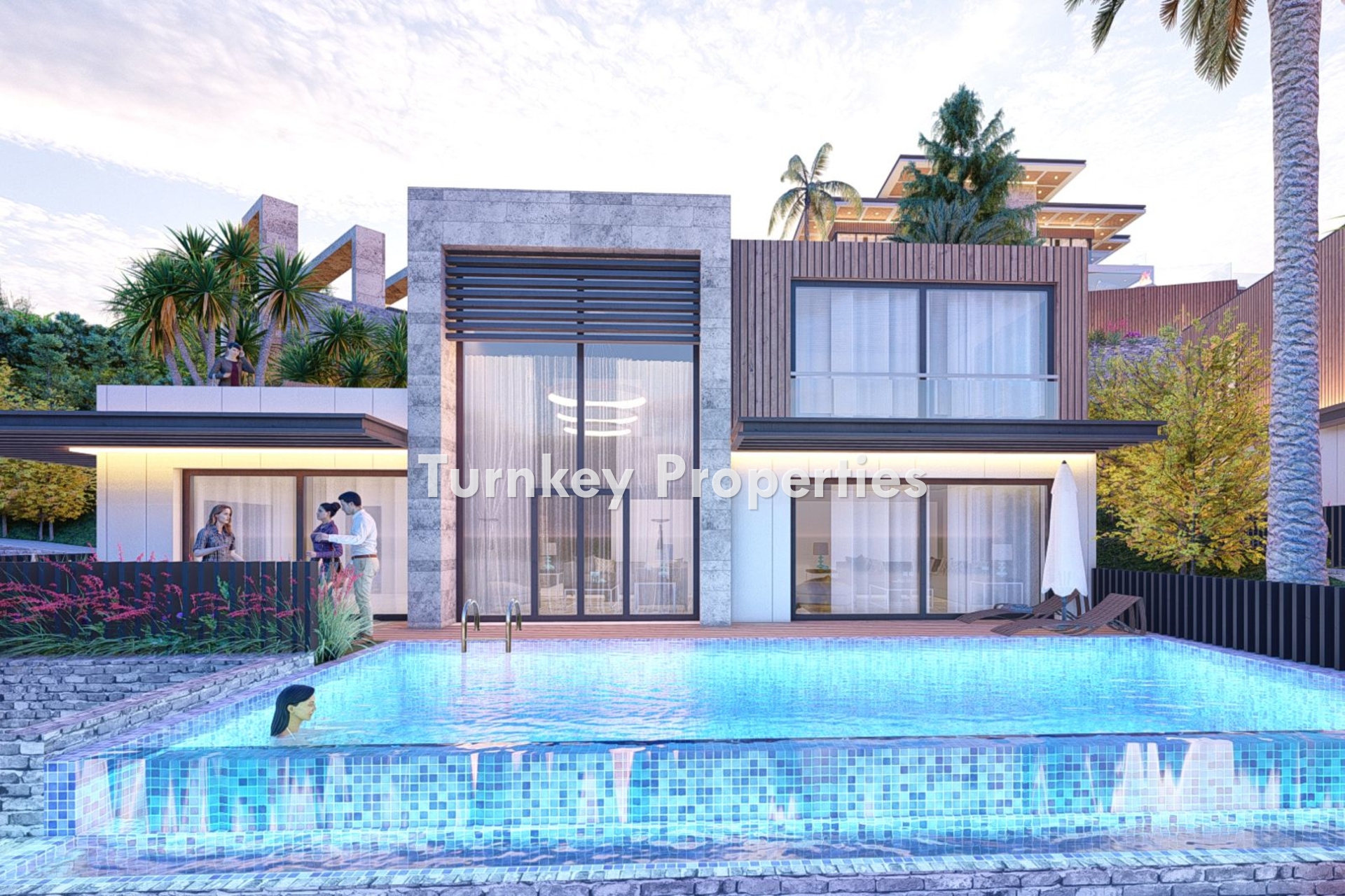 Yalıkavak Satılık Villa Havuzlu ve Deniz Manzaralı Lüks Konutlar