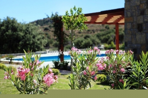 Gümüşlük Satılık Müstakil Tek Katlı Özel Havuzlu Bahçeli Villa